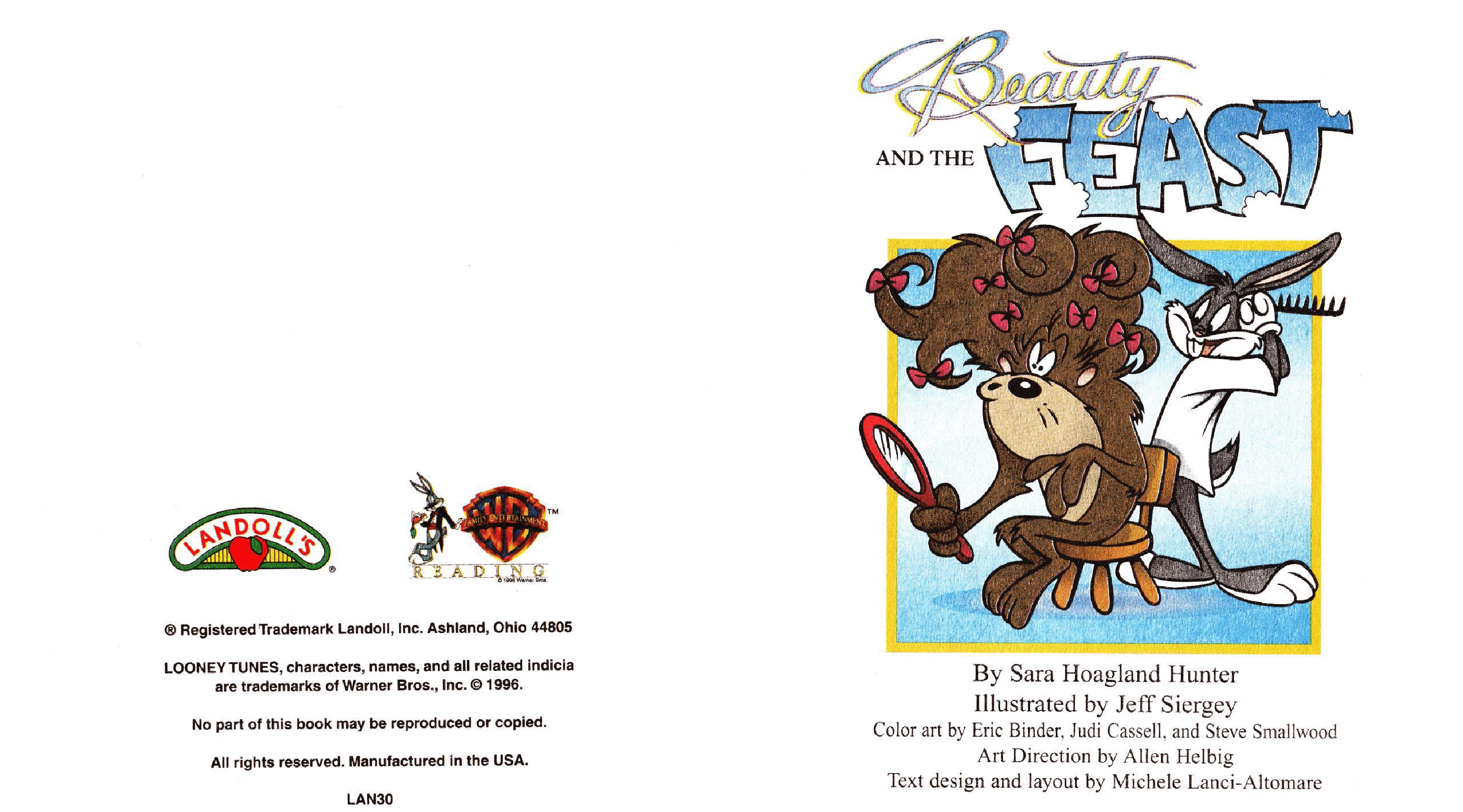 英文绘本：Looney Tunes - Beauty and the Feast.pdf，第4页预览