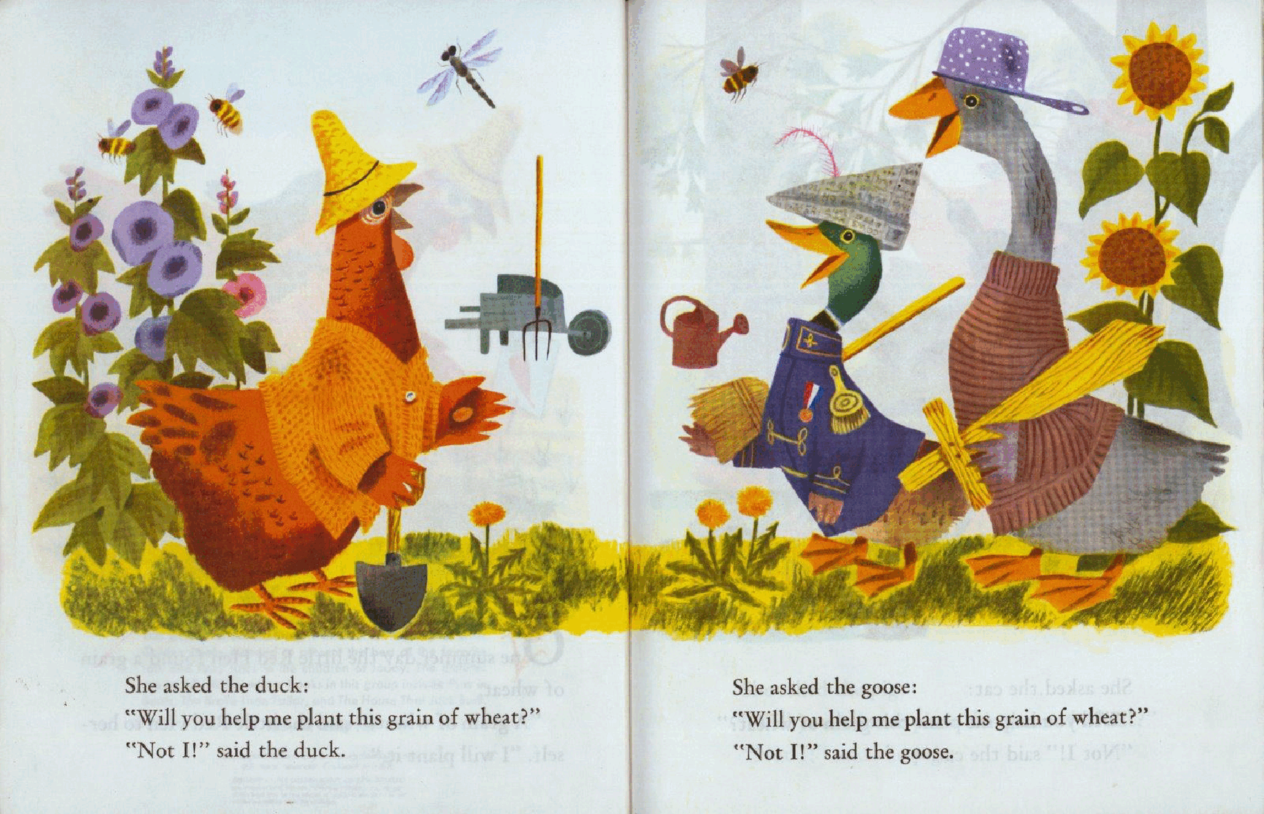 英文绘本:Little Golden Book #0519 - The Little Red Hen (1954) (Freckled Derelict).pdf,第4页预览