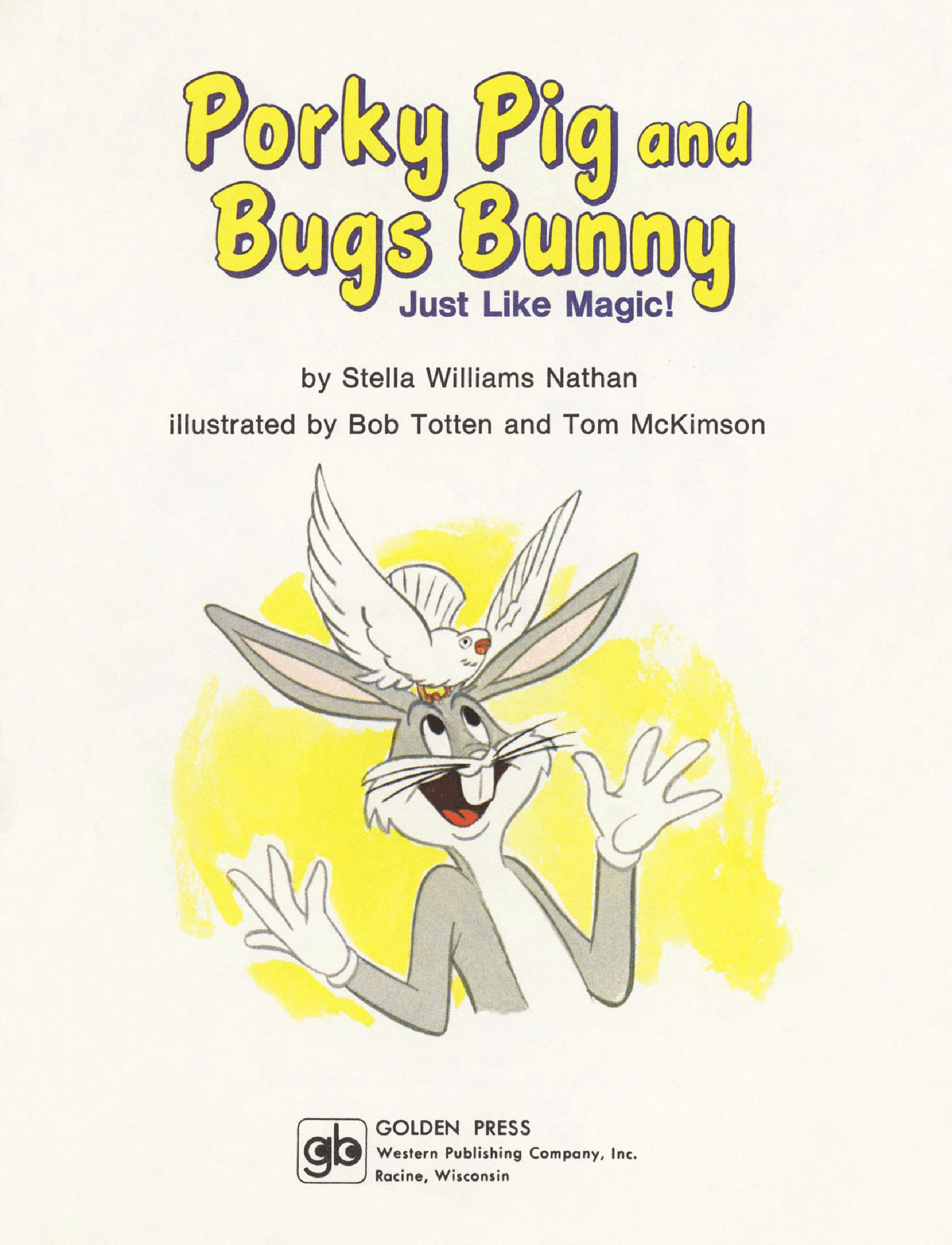 英文绘本：Porky Pig and Bugs Bunny - Just Like Magic (1976) .pdf，第3页预览
