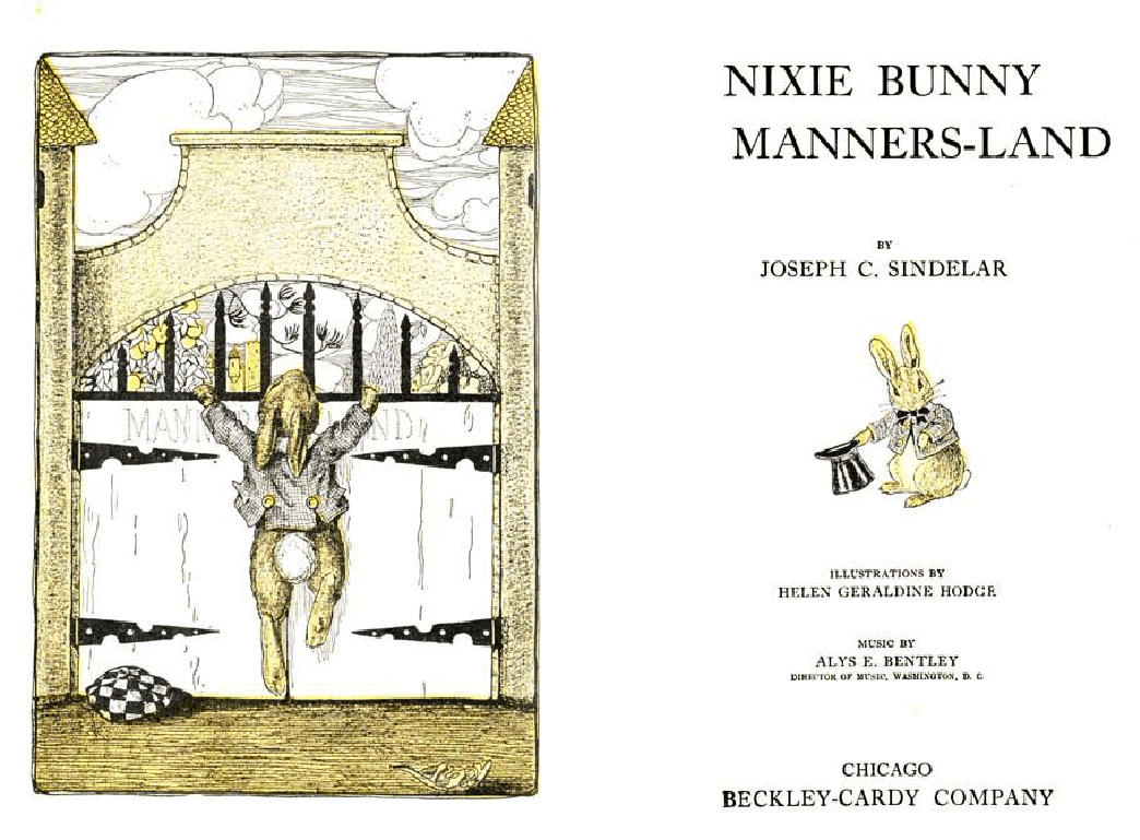 英文绘本:Nixie Bunny in Manners-Land (Beckley-Cardy) (1914).pdf,第4页预览
