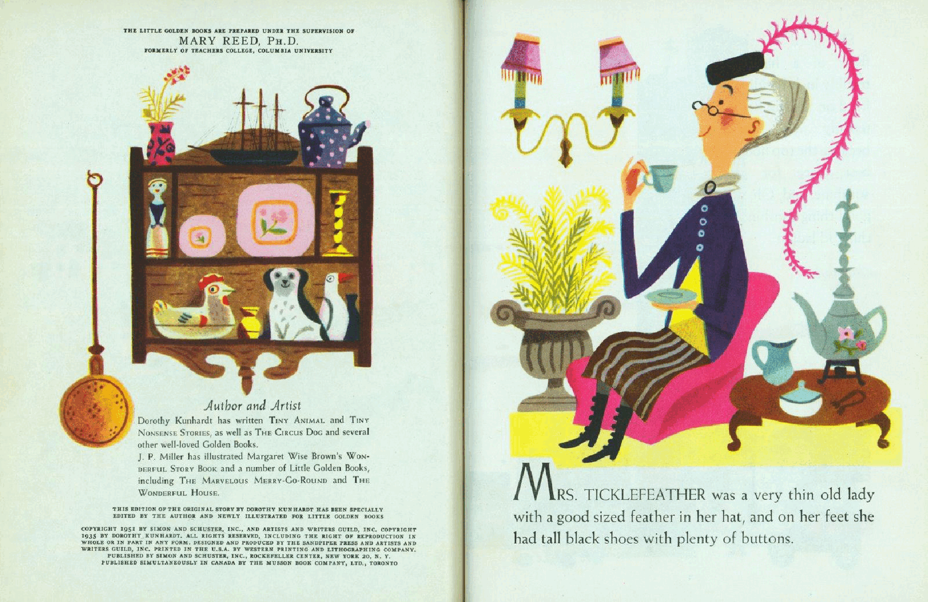 Little Golden Book 0122 - Lucky Mrs. Ticklefeather.pdf,第3页预览