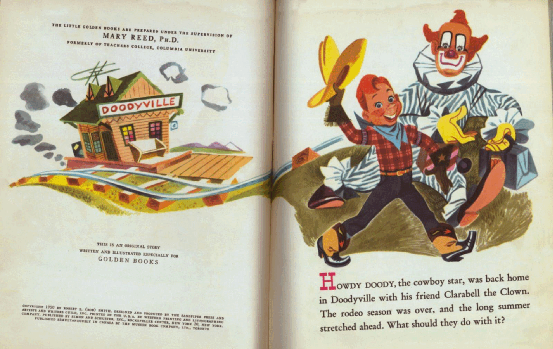 Little Golden Book #0099 - Howdy Doody's Circus.pdf,第3页预览