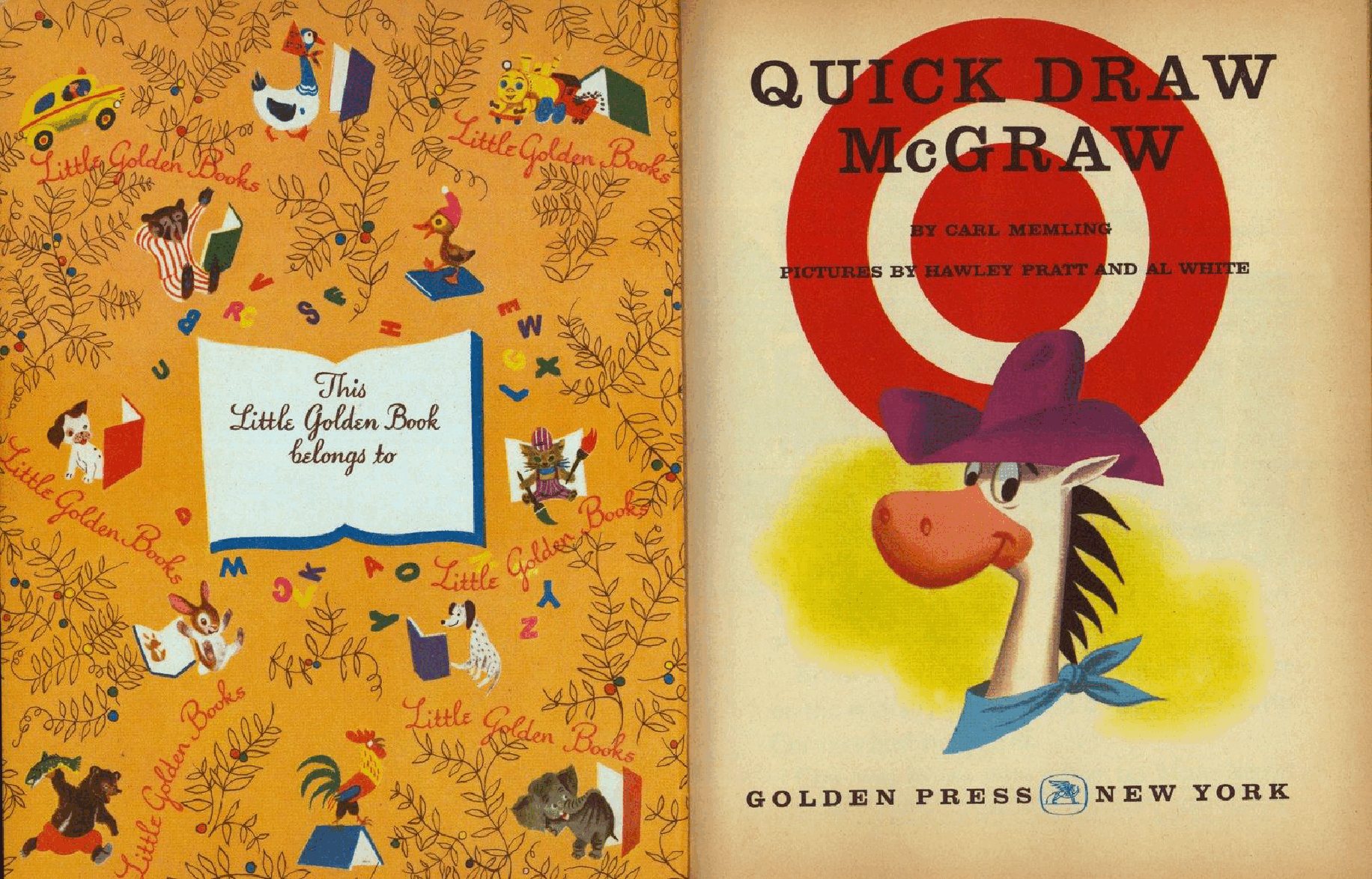 Little Golden Book #0398 - Quick Draw McGraw .pdf,第2页预览