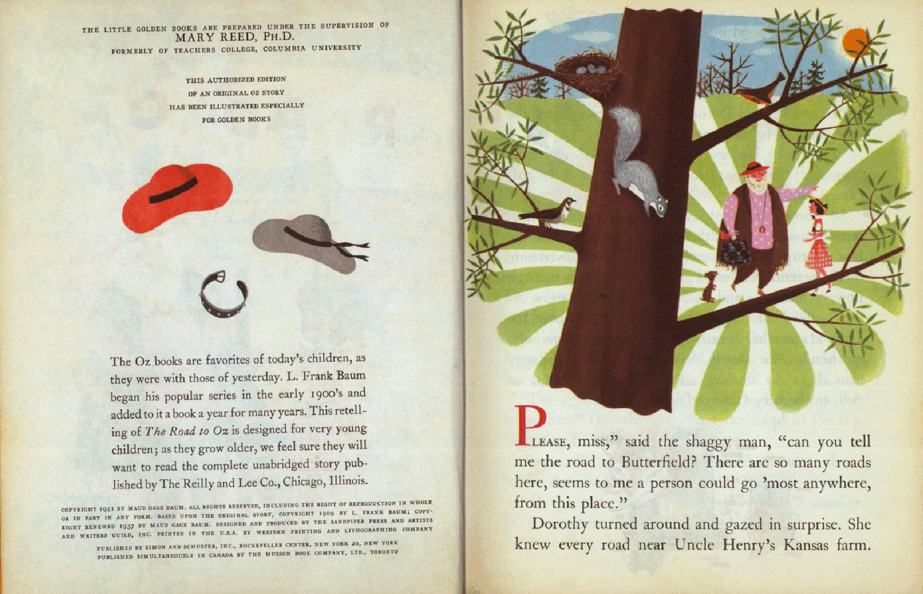 Little Golden Book #0144 - The Road to Oz.pdf，第3页预览