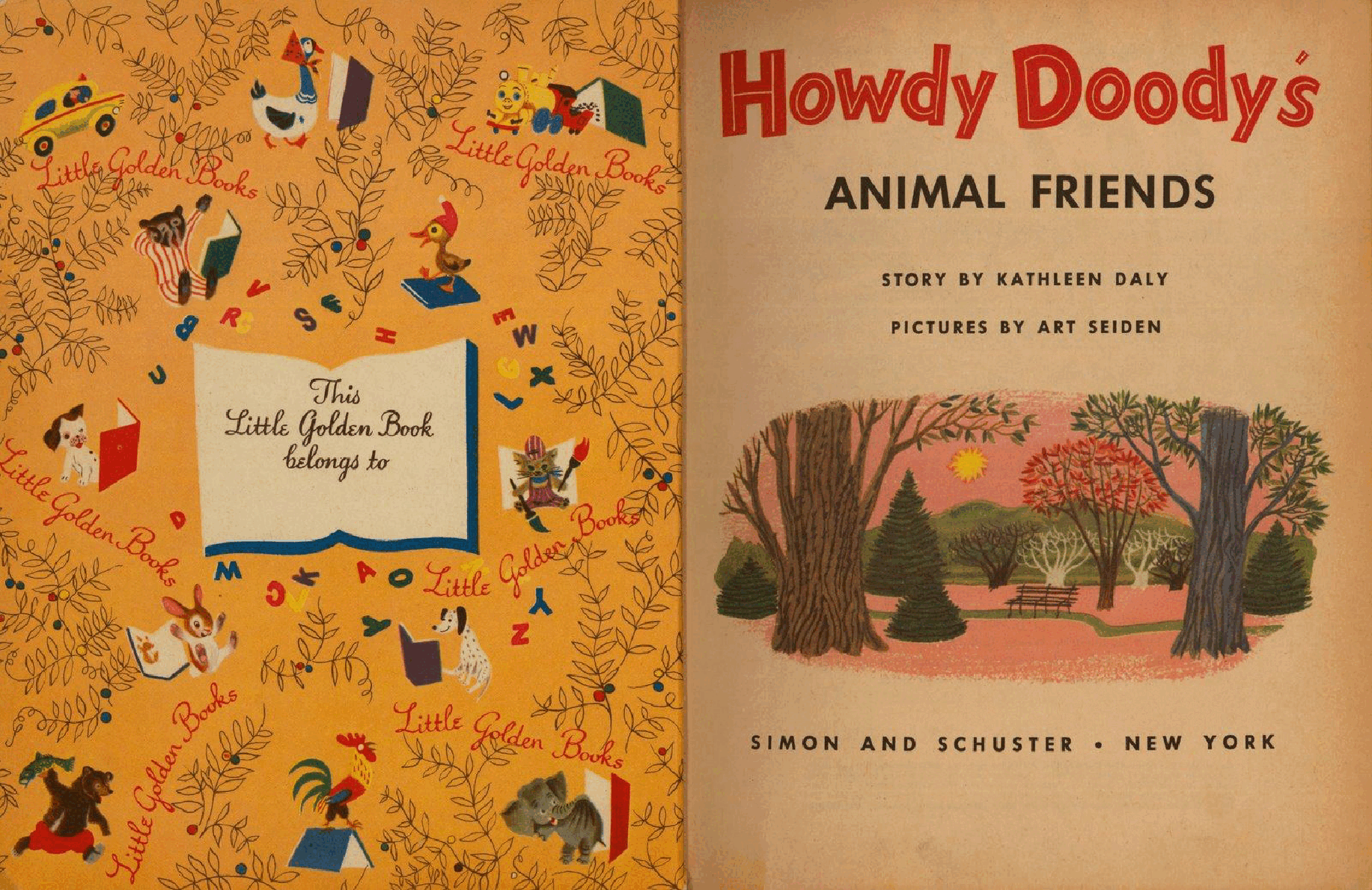 Little Golden Book 0252 - Howdy Doody's Animal Friends.pdf,第2页预览