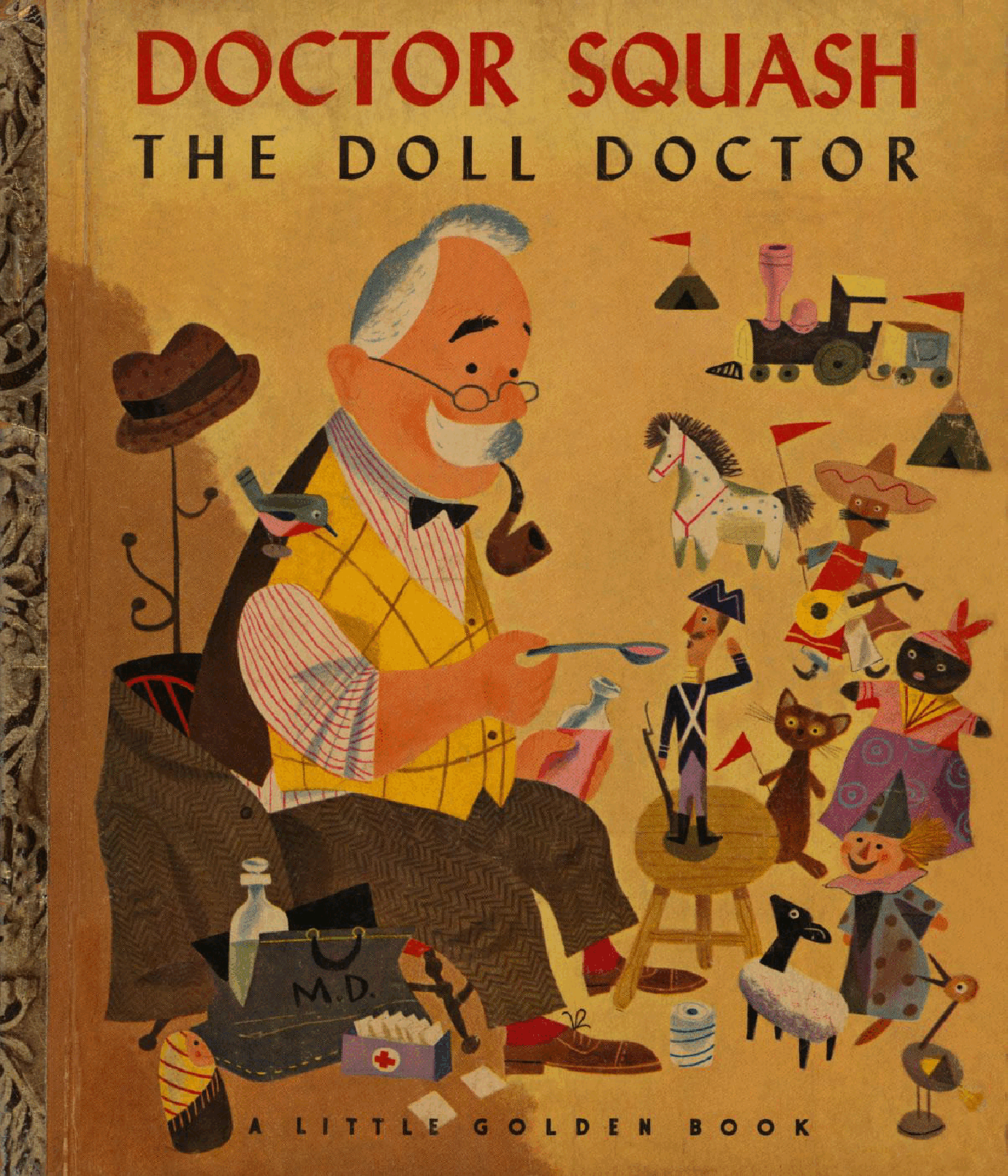 Little Golden Book 0157 - Doctor Squash The Doll Doctor.pdf，第1页预览