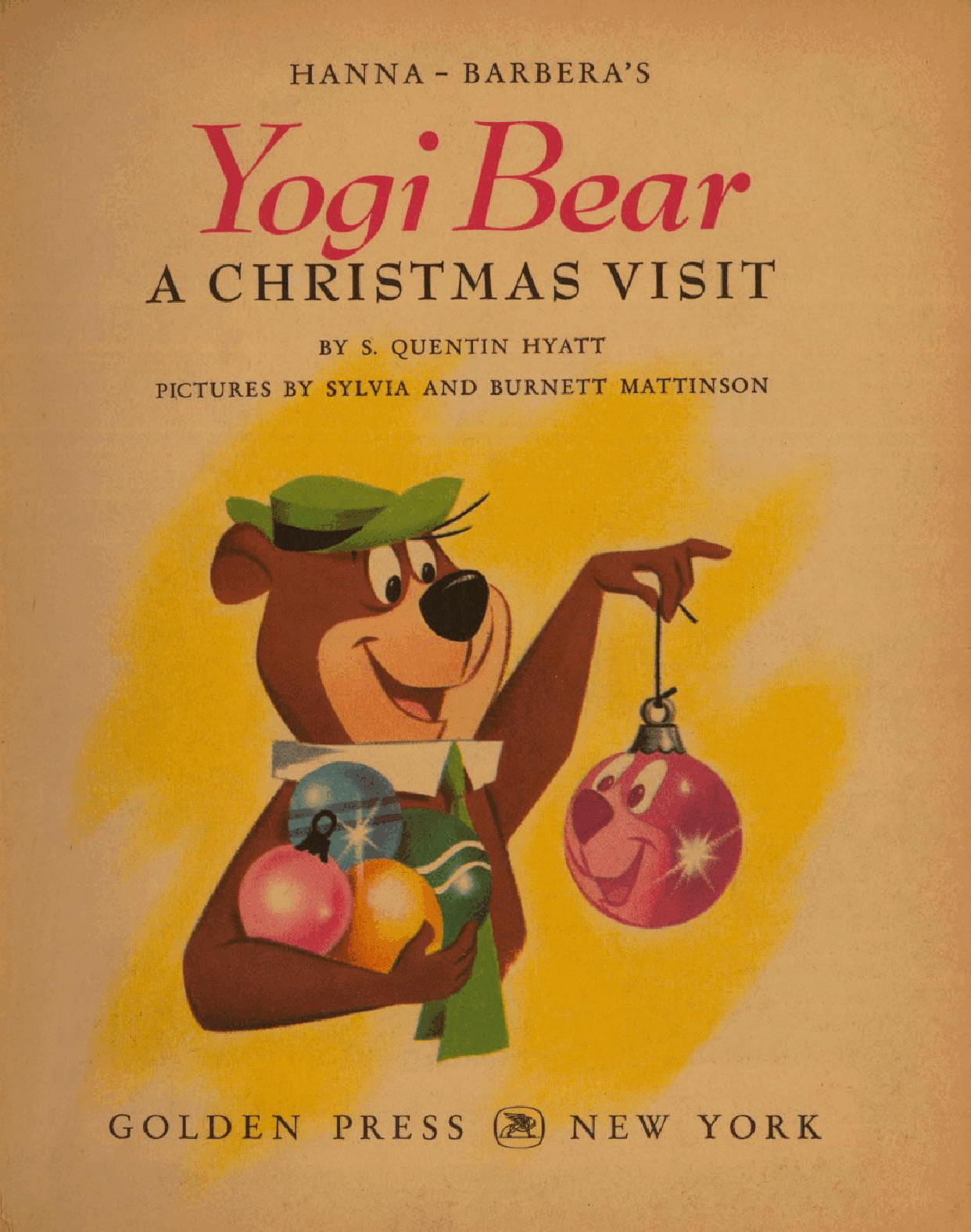 Little Golden Book 0433 - Hanna-Barbera's Yogi Bear - A Christmas Visit.pdf,第2页预览