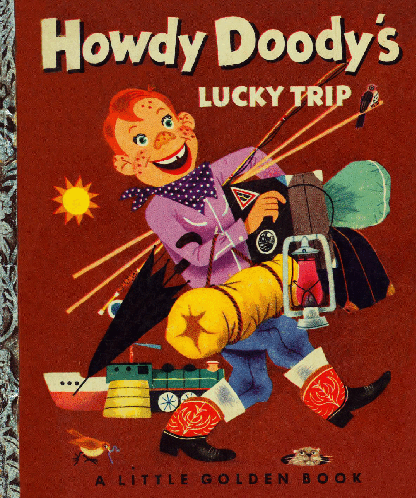 Little Golden Book 0171 - Howdy Doody's Lucky Trip .pdf,第1页预览