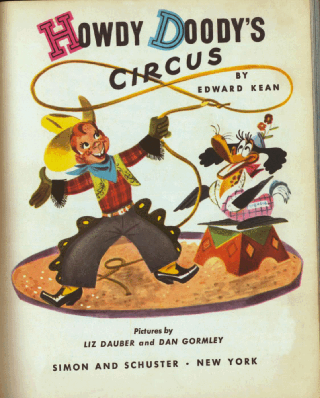 Little Golden Book #0099 - Howdy Doody's Circus.pdf,第2页预览