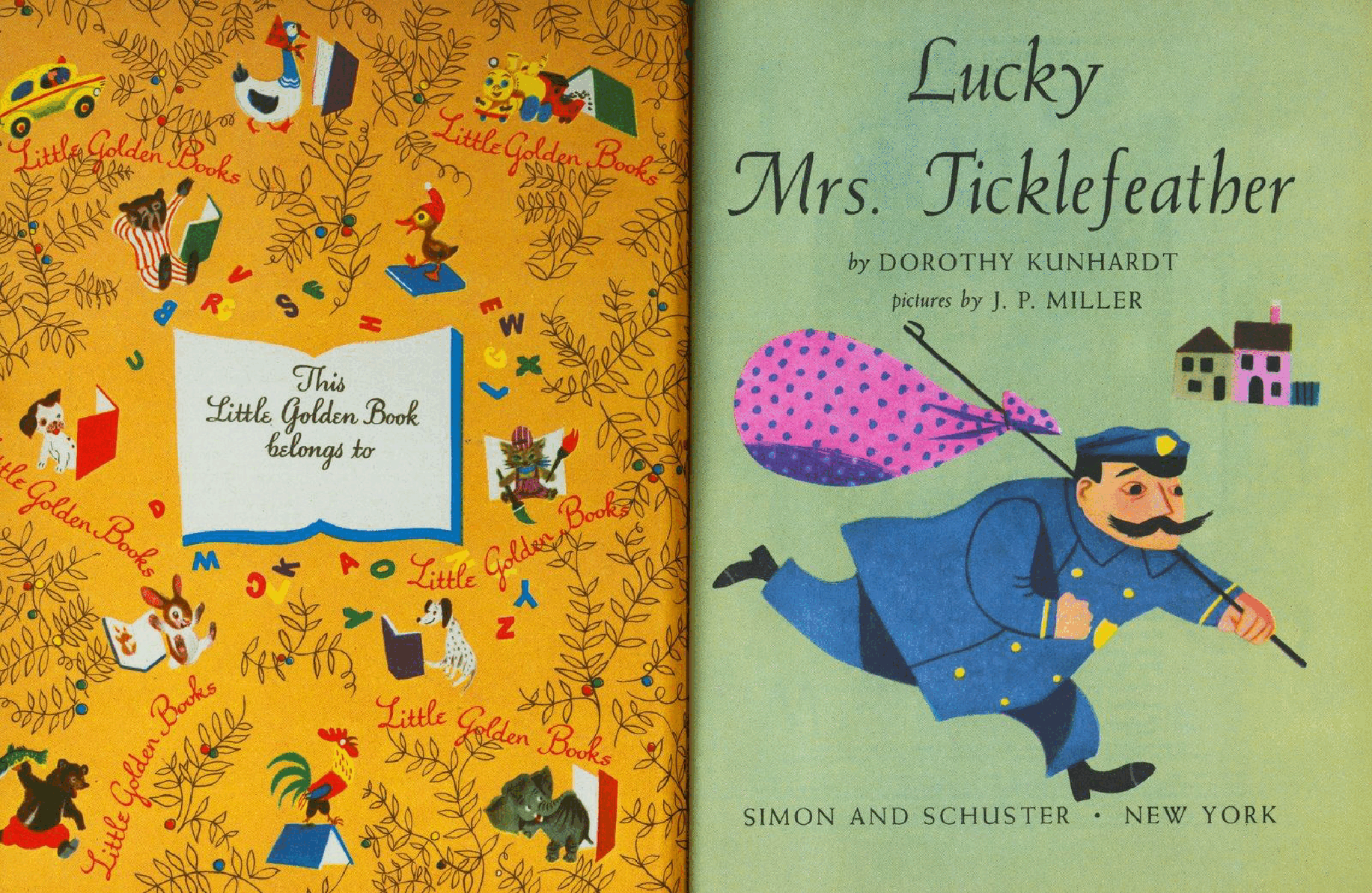 Little Golden Book 0122 - Lucky Mrs. Ticklefeather.pdf,第2页预览