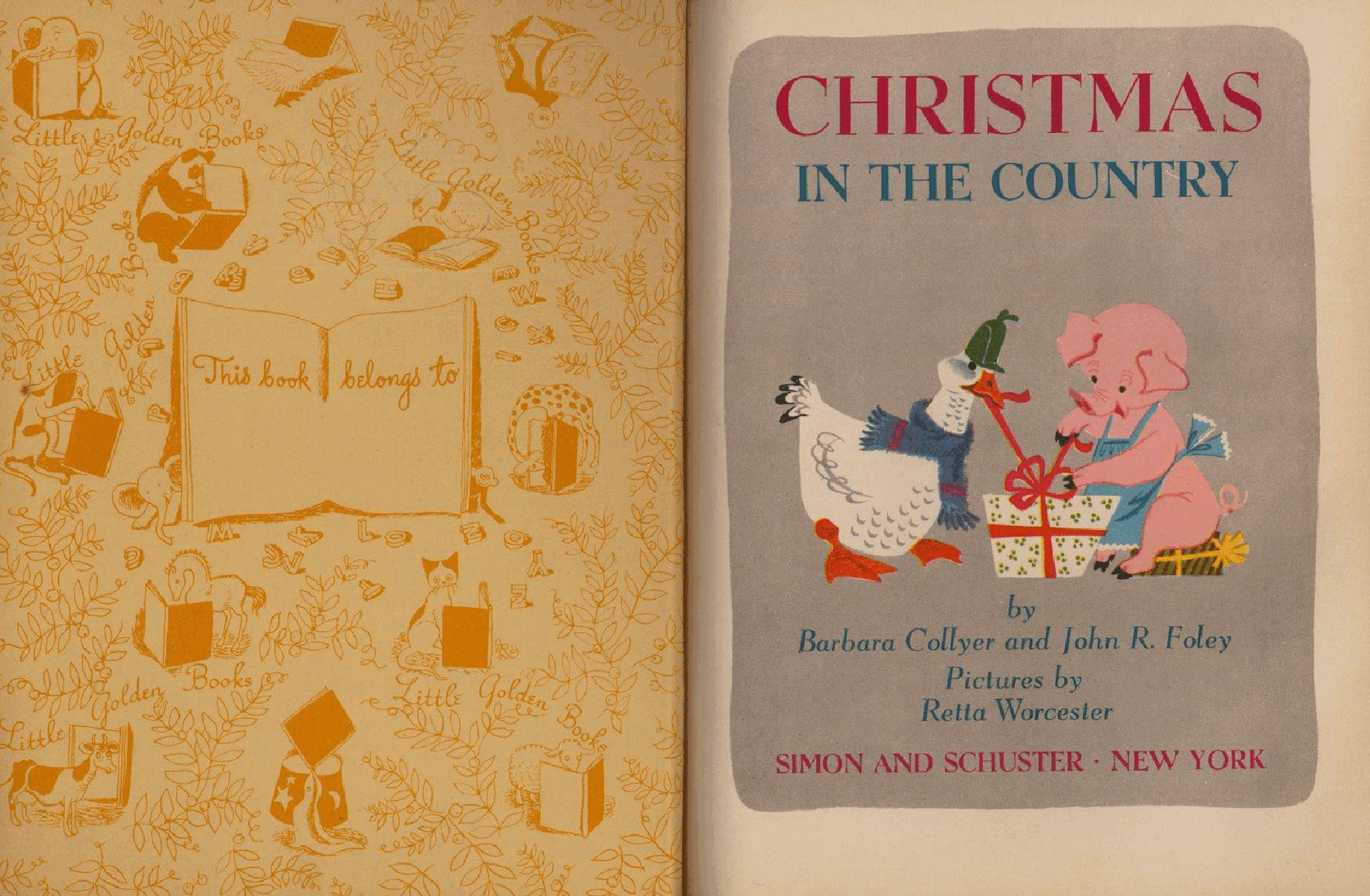 Little Golden Book 0095 - Christmas In The Country.pdf,第2页预览
