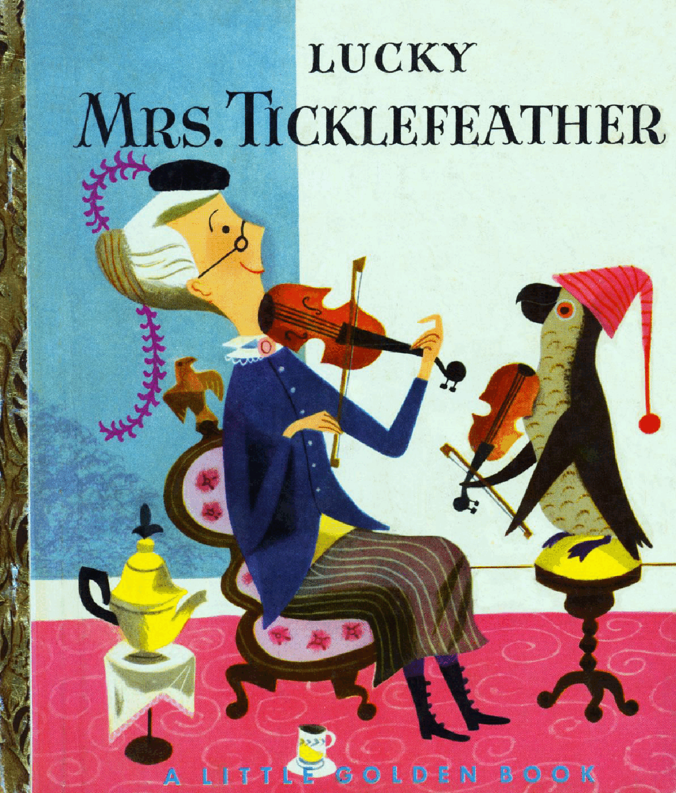 Little Golden Book 0122 - Lucky Mrs. Ticklefeather.pdf,第1页预览