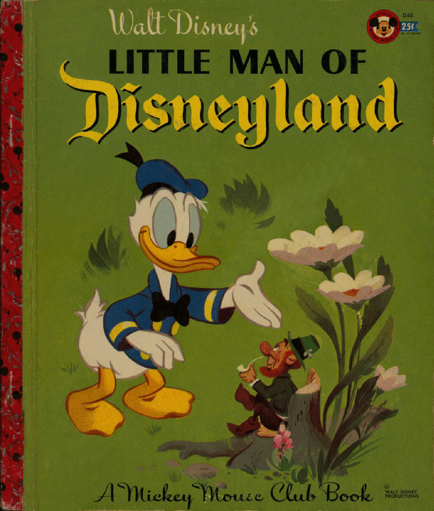 英文绘本:Walt Disney's Little Man of Disneyland (1955) (A Mickey Mouse Club Book) (goldengems).pdf,第1页预览
