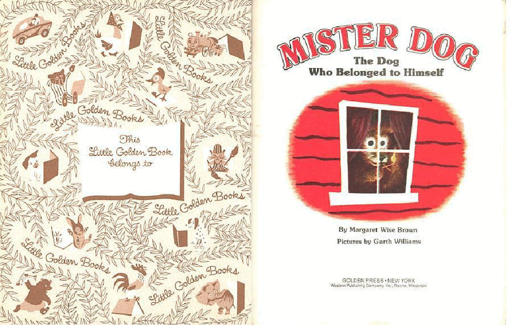 英文绘本:Mister Dog (Little Golden Book 204-37) (1952).pdf,第2页预览