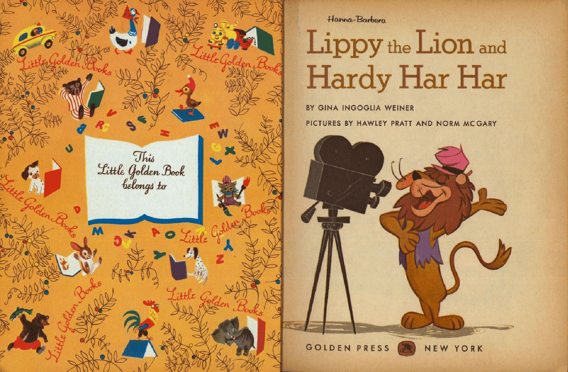 Little Golden Book #0508 - Hanna-Barbera Lippy the Lion and Hardy Har Har.pdf,第2页预览