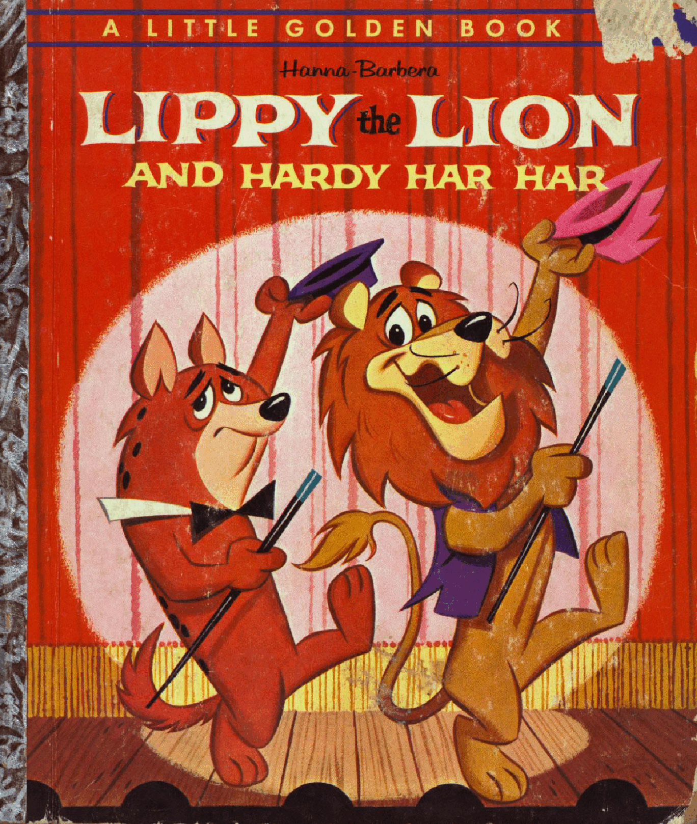 Little Golden Book #0508 - Hanna-Barbera Lippy the Lion and Hardy Har Har.pdf,第1页预览