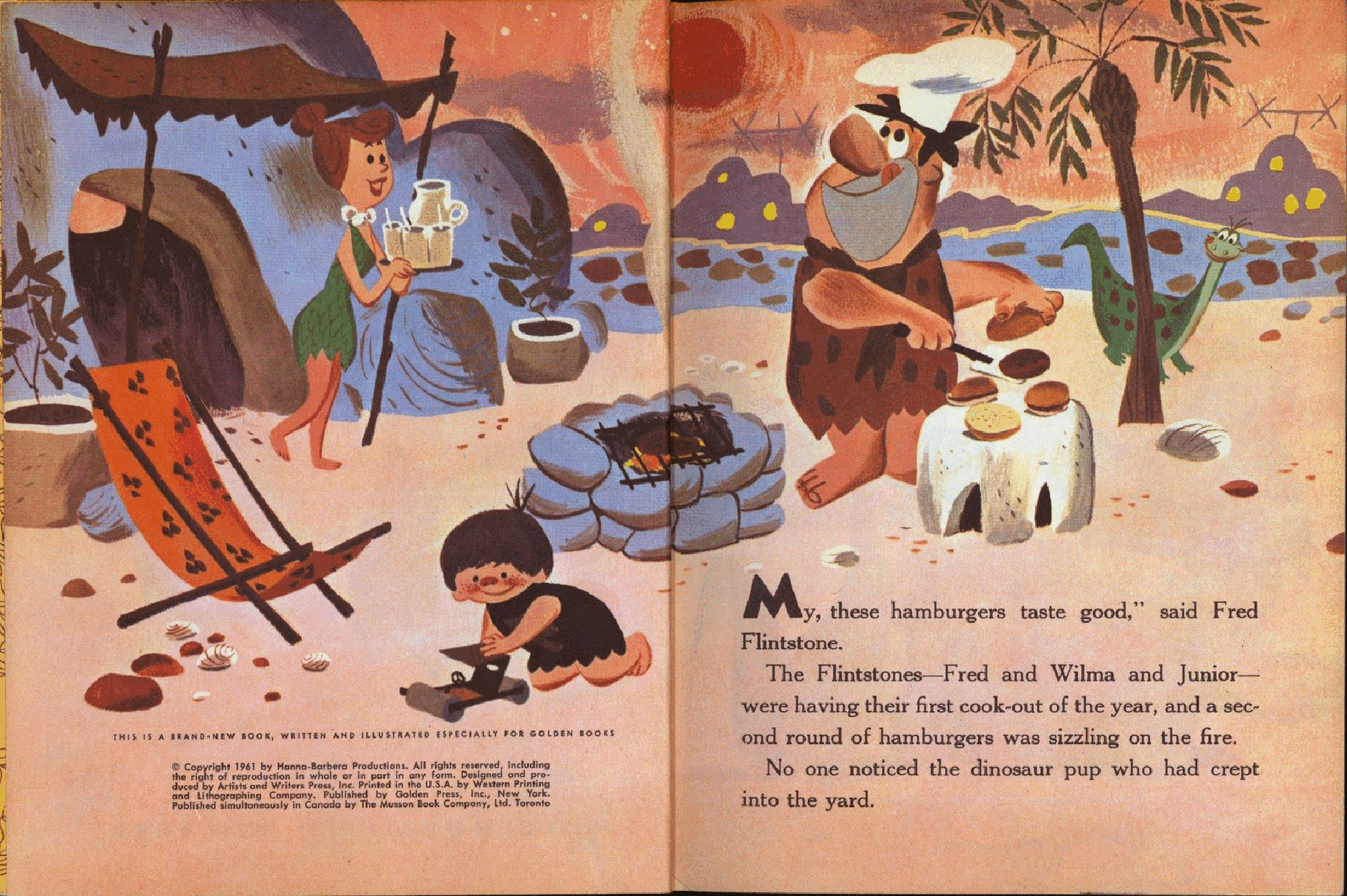 Little Golden Book #0450 - Hanna-Barbera's The Flintstones .pdf,第3页预览