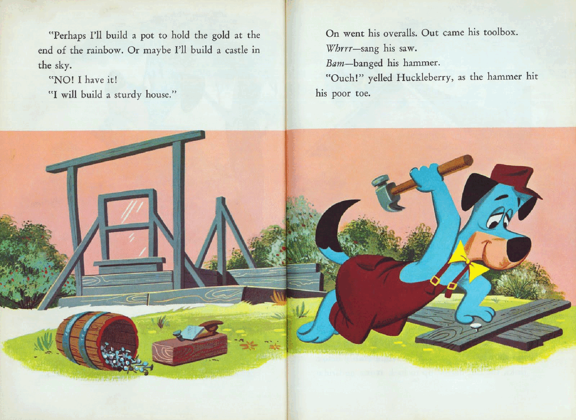 Huckleberry Hound and Yogi Bear - Huckleberry Hound Builds a House.pdf,第4页预览