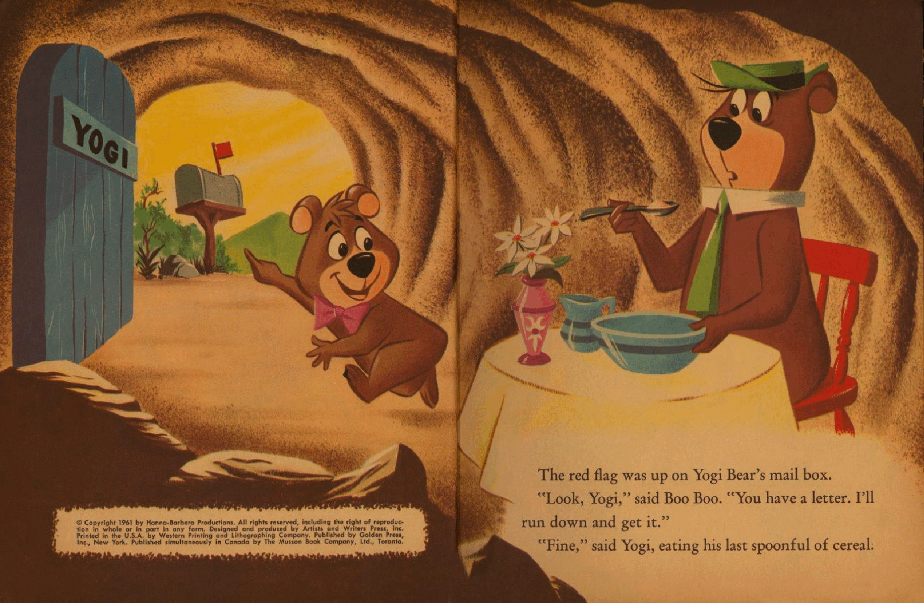 Little Golden Book 0433 - Hanna-Barbera's Yogi Bear - A Christmas Visit.pdf,第3页预览