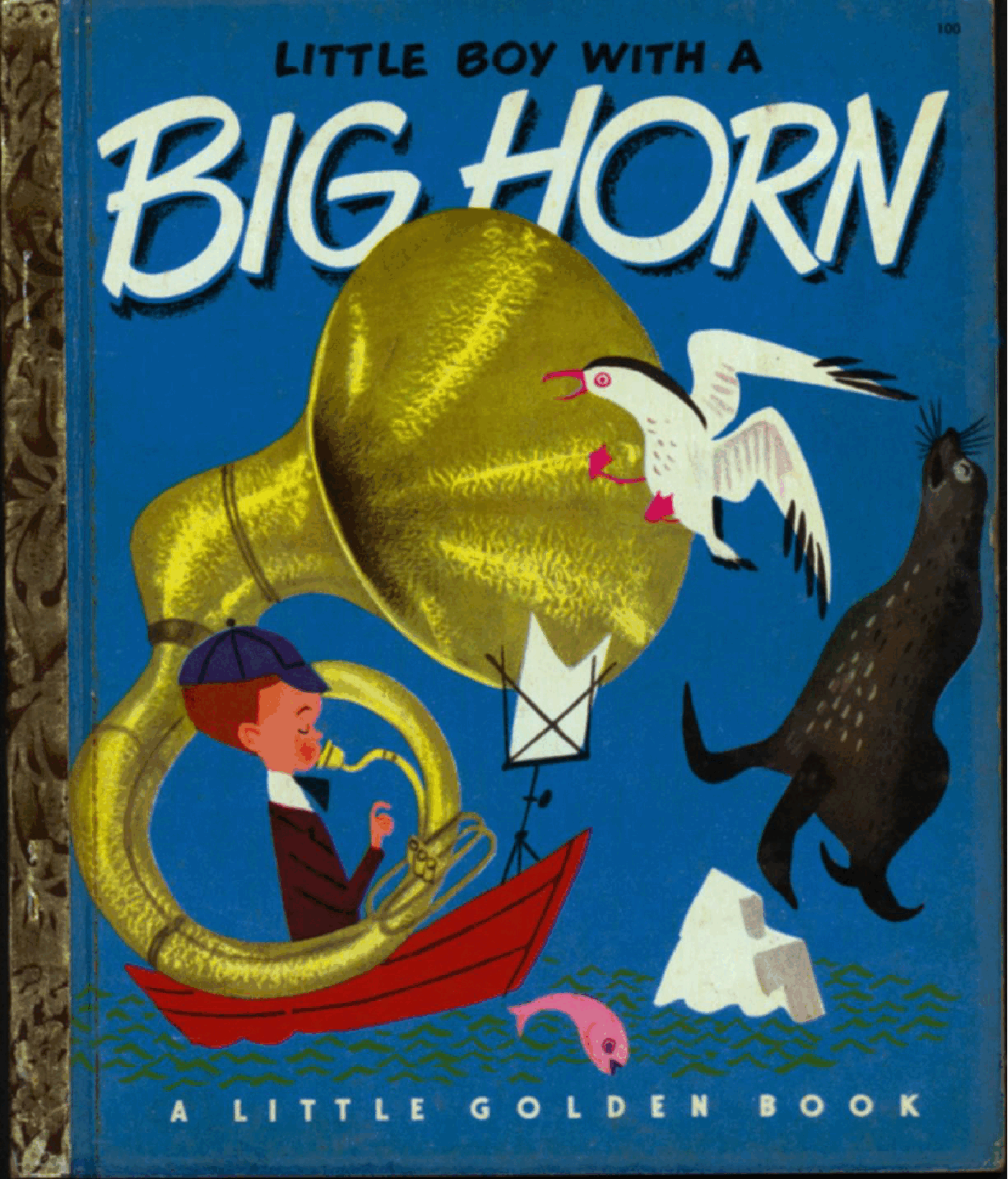 Little Golden Book #0100 - Little Boy With a Big Horn .pdf,第1页预览