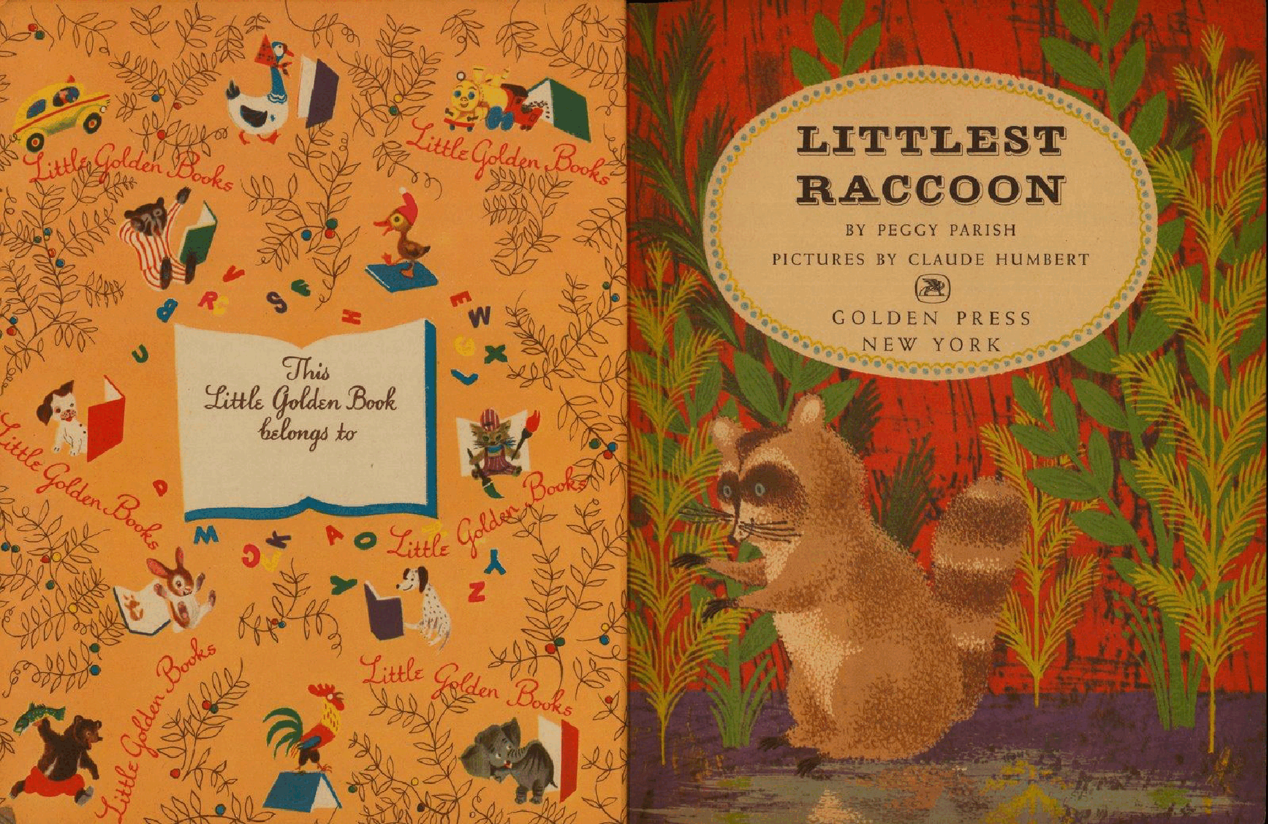 Little Golden Book 0457 - Littlest Raccoon.pdf,第2页预览