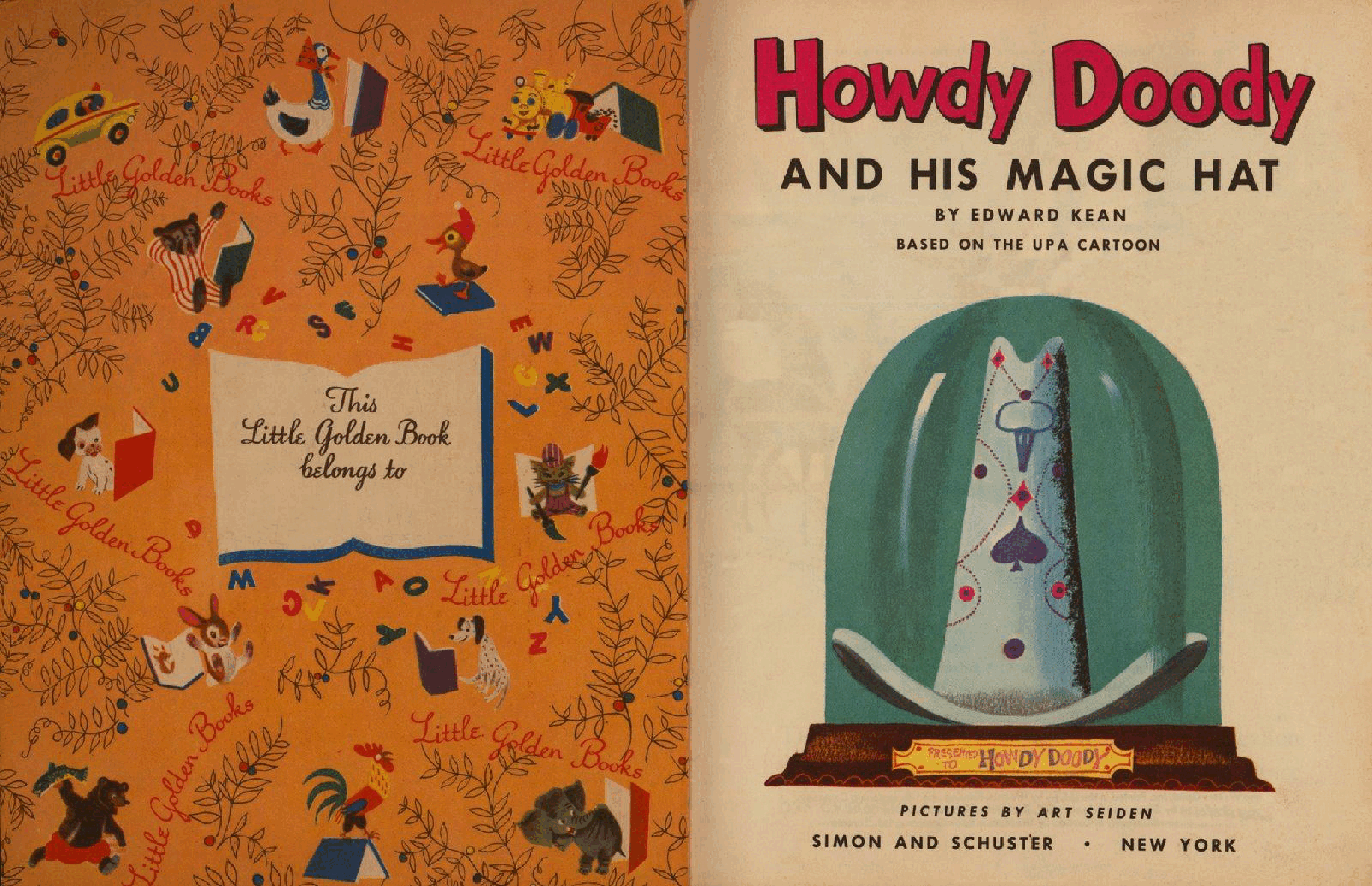 Little Golden Book 0184 - Howdy Doody and his Magic Hat.pdf,第2页预览