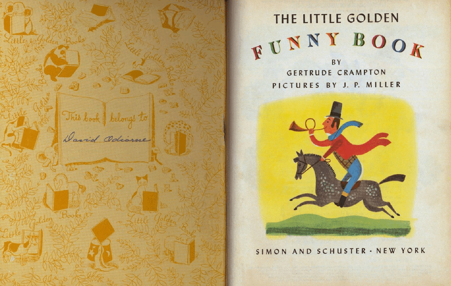 Little Golden Book #0074 - The Little Golden Funny Book (1950) (Freckled Derelict).pdf,第2页预览