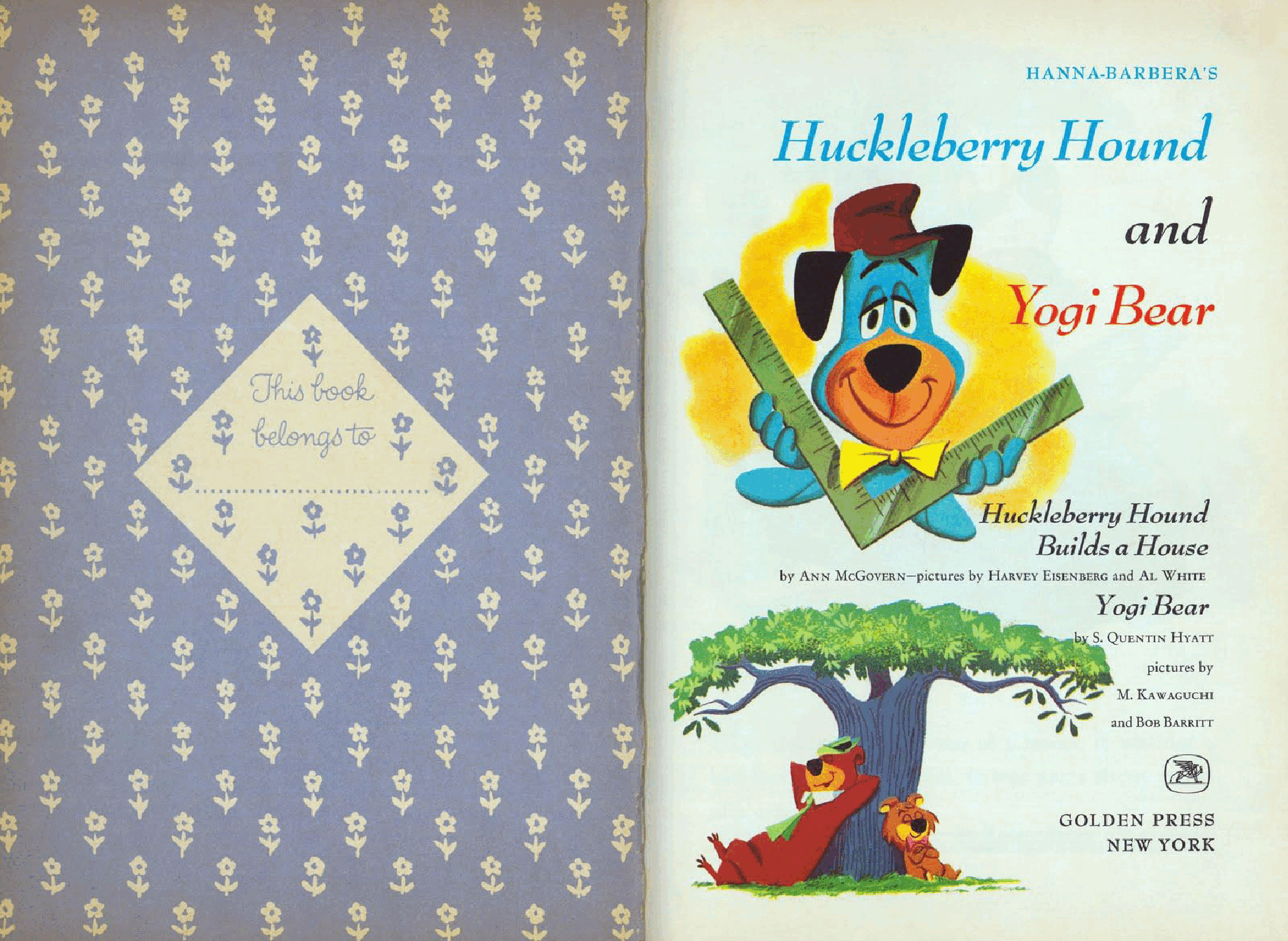 Huckleberry Hound and Yogi Bear - Huckleberry Hound Builds a House.pdf,第2页预览