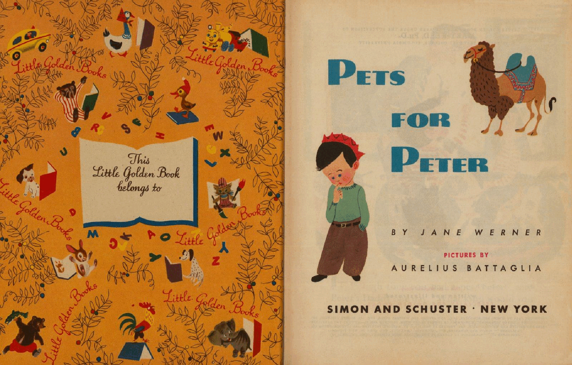 Little Golden Book 0082 - Pets For Peter.pdf,第2页预览