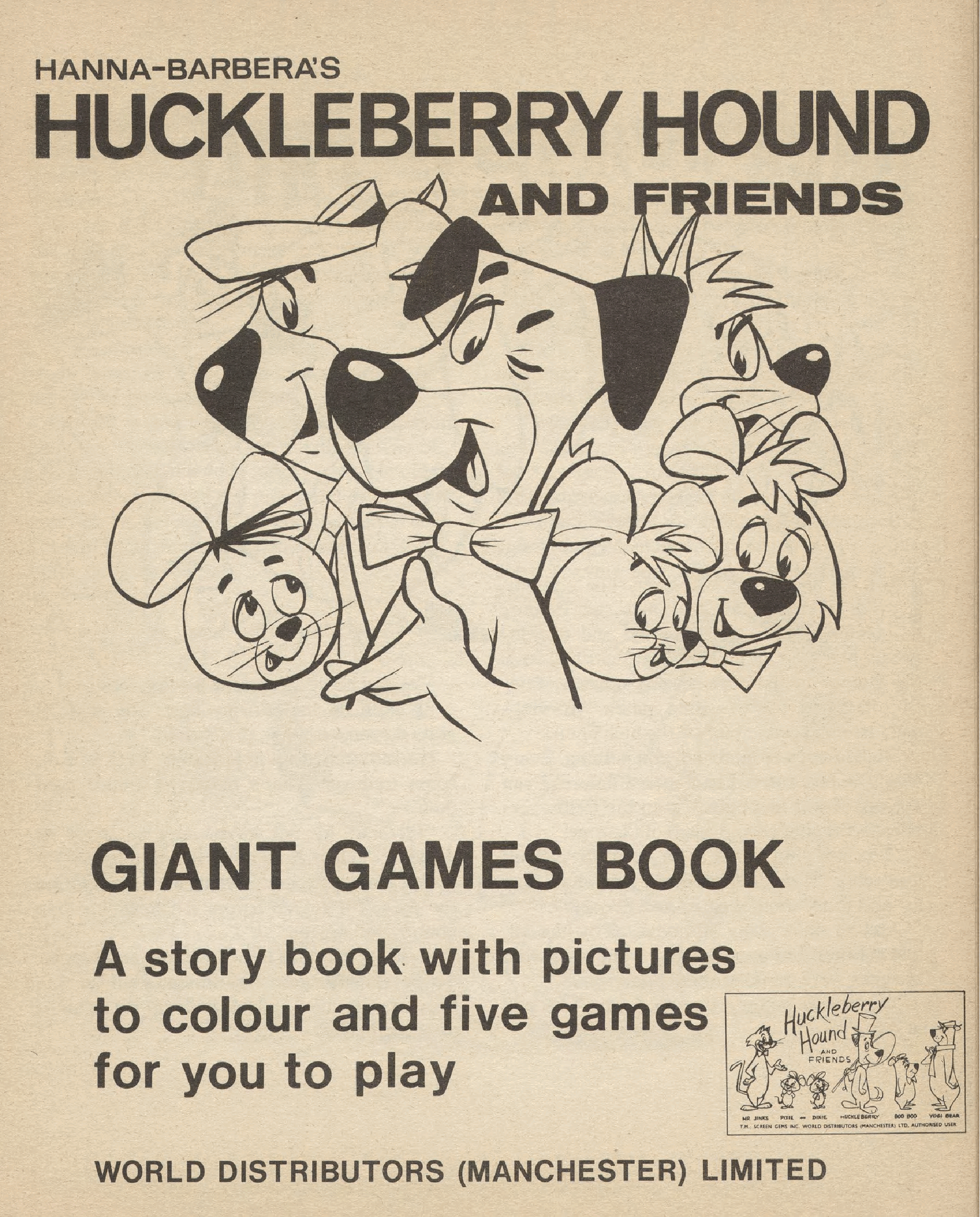 Huckleberry Hound Giant Games Book.pdf,第2页预览