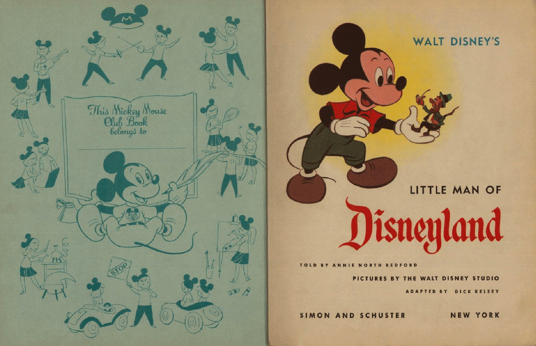 英文绘本:Walt Disney's Little Man of Disneyland (1955) (A Mickey Mouse Club Book) (goldengems).pdf,第2页预览