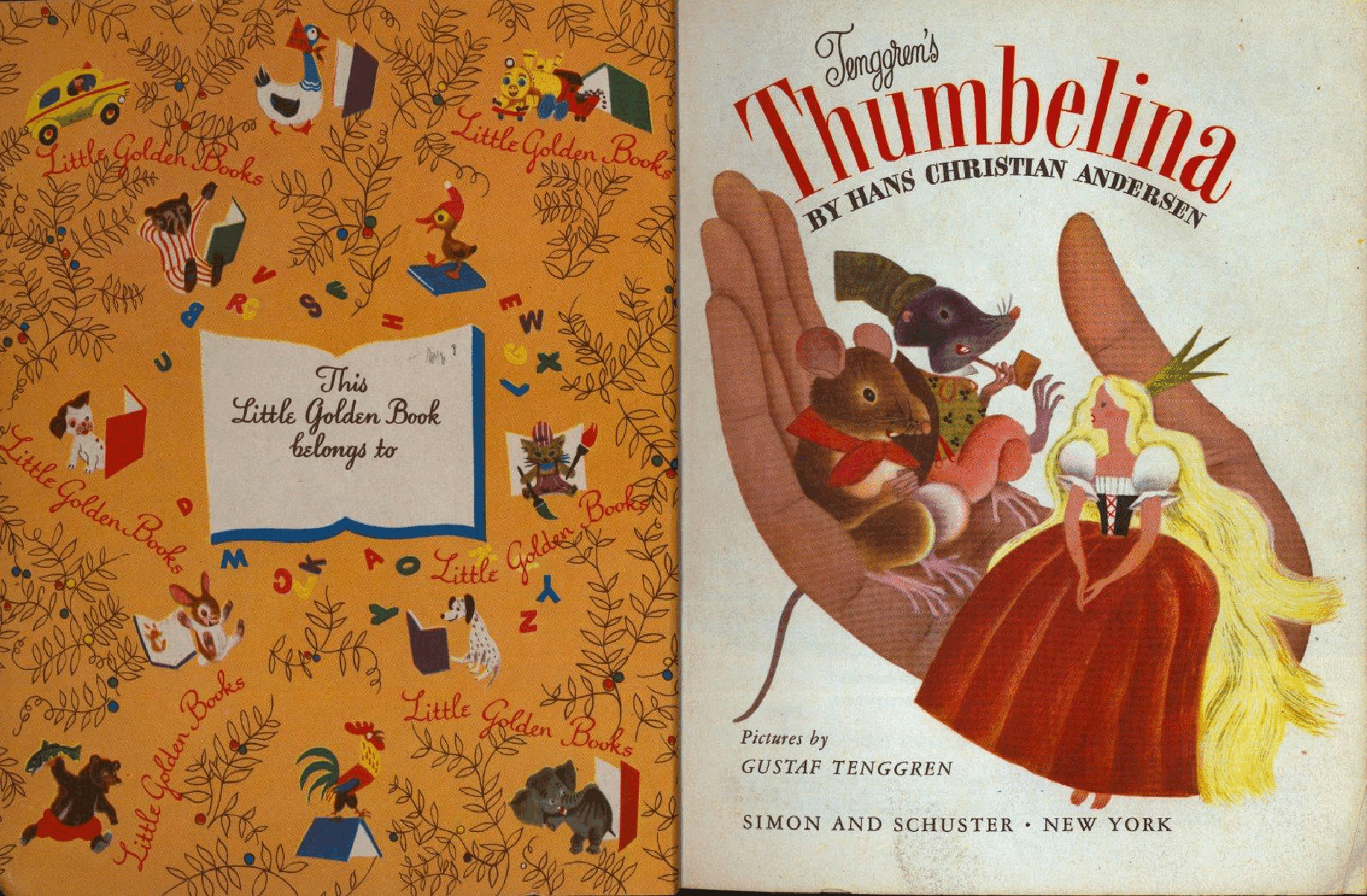 Little Golden Book #0153 - Tenggren's Thumbelina.pdf,第2页预览