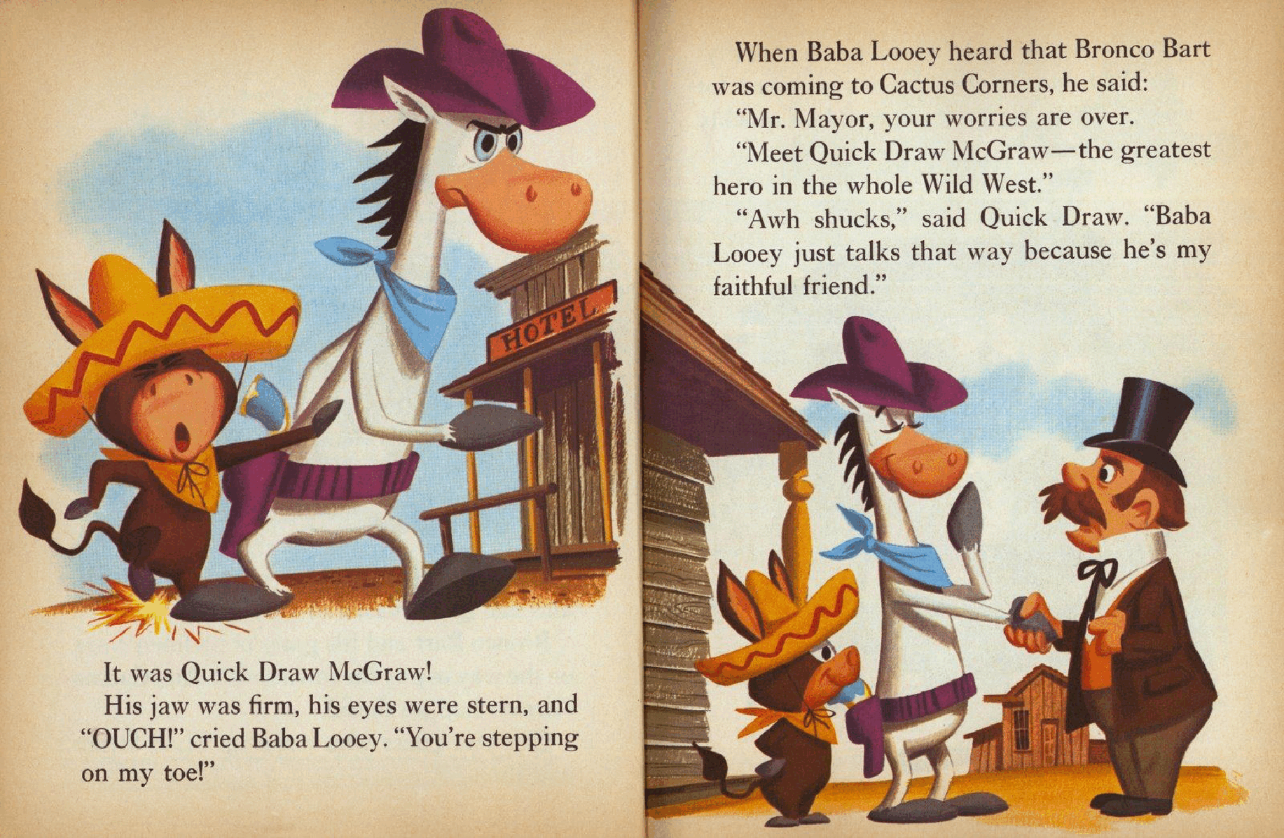 Little Golden Book #0398 - Quick Draw McGraw .pdf,第4页预览