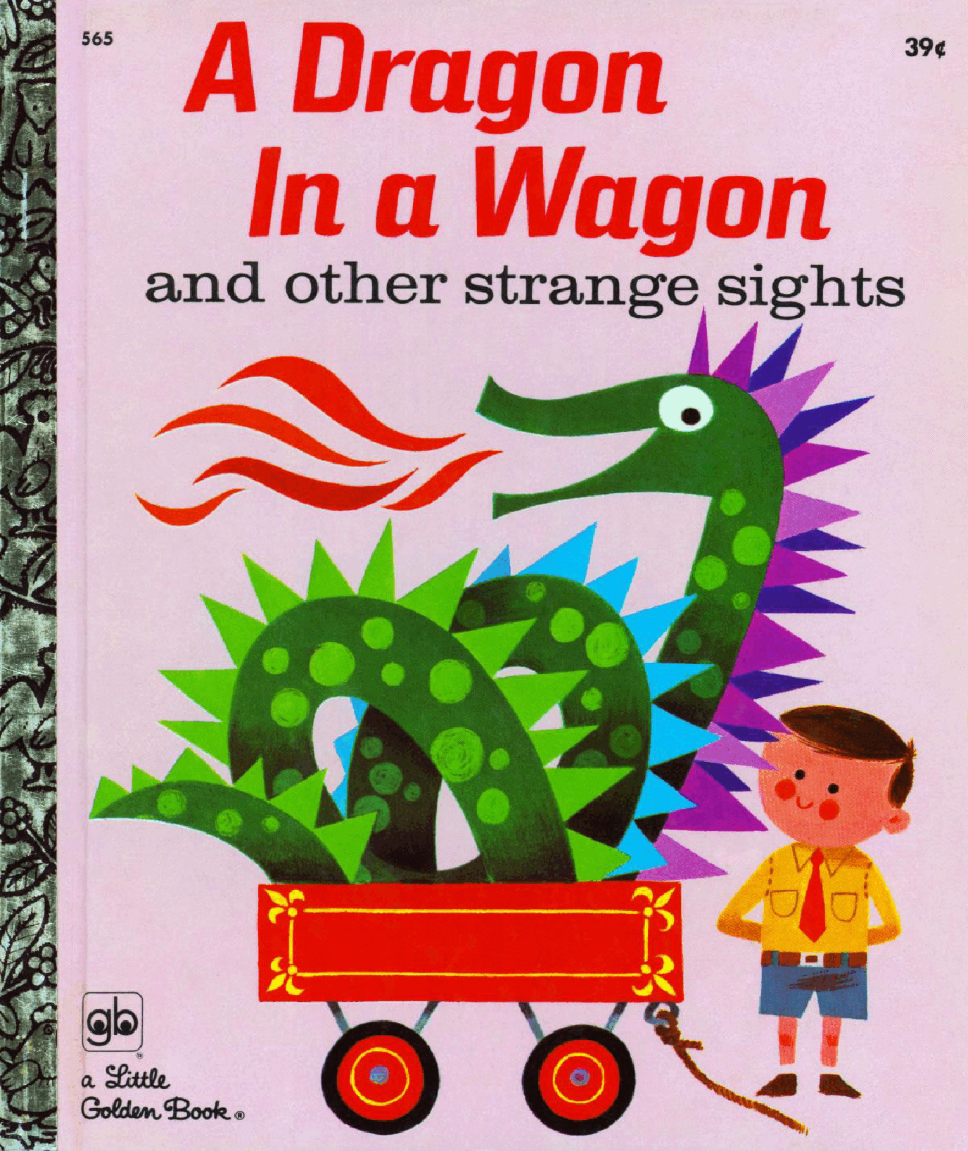 Little Golden Book 0565 - A Dragon In a Wagon and other strange sights.pdf，第1页预览