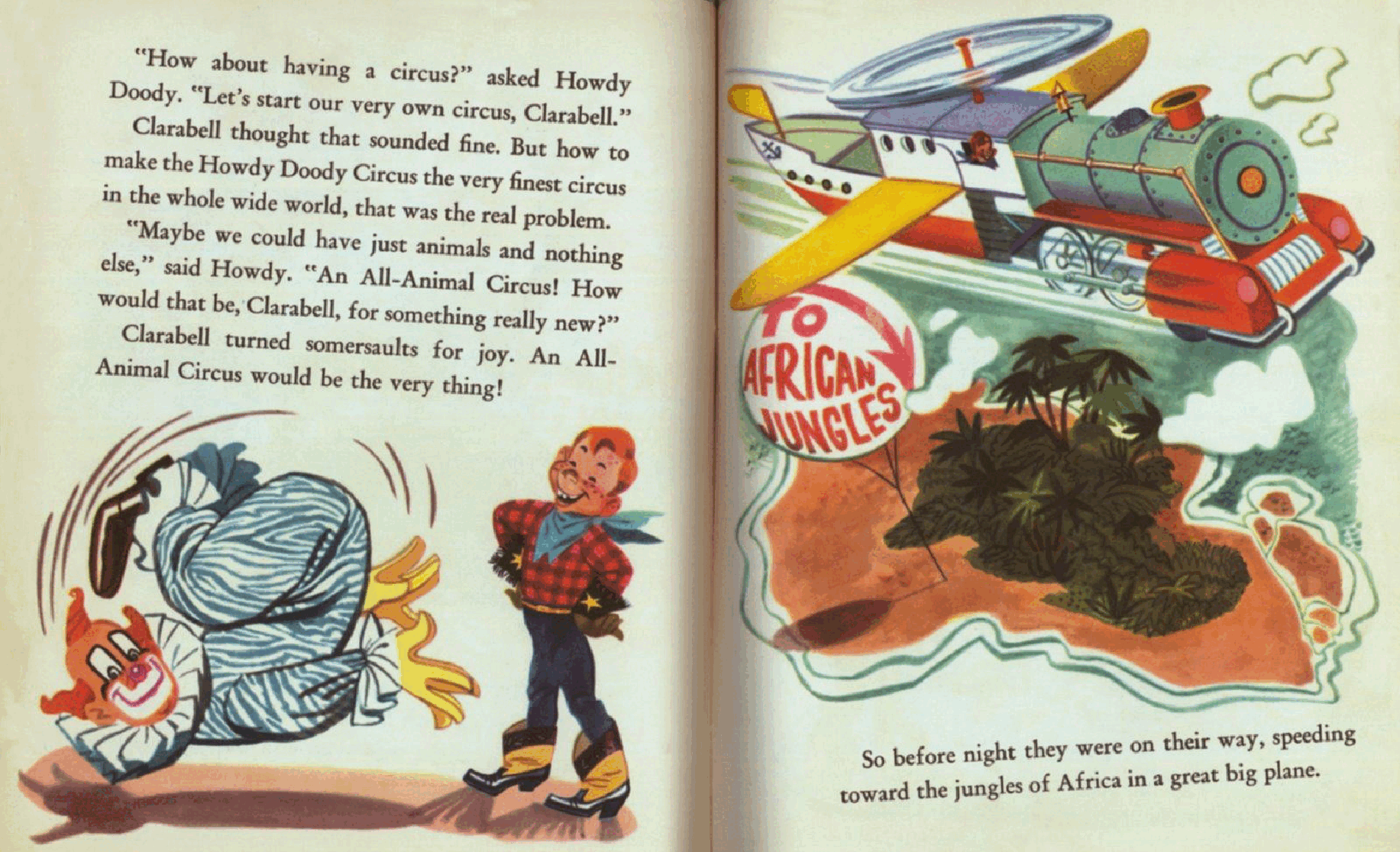 Little Golden Book #0099 - Howdy Doody's Circus.pdf,第4页预览
