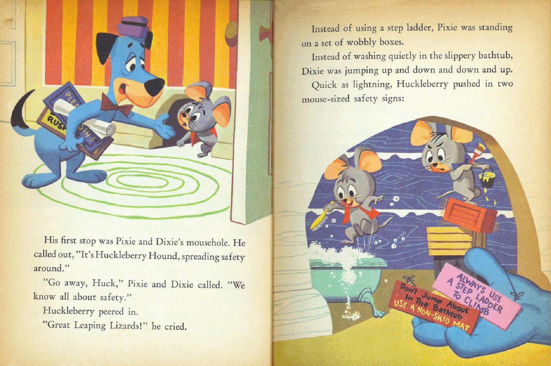 Huckleberry Hound - Safety Signs .pdf，第4页预览