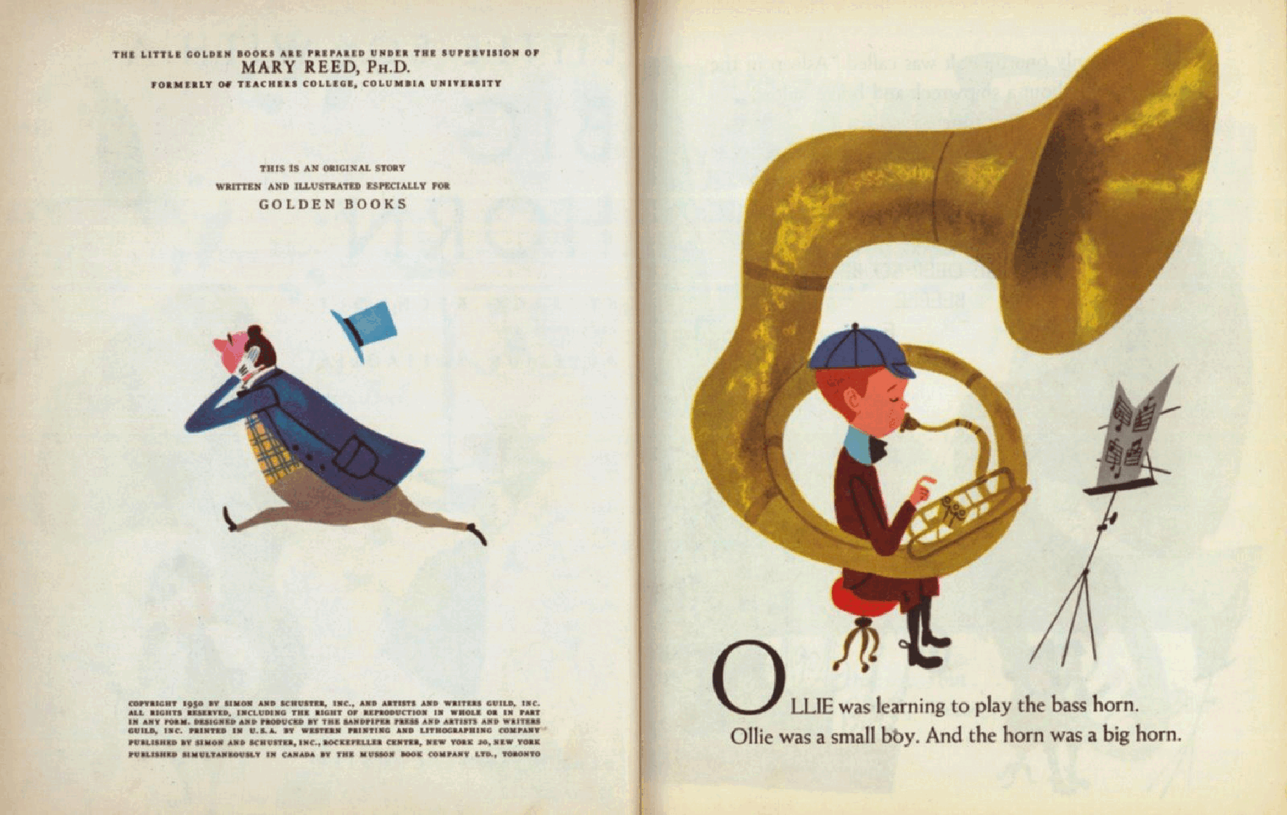 Little Golden Book #0100 - Little Boy With a Big Horn .pdf,第3页预览