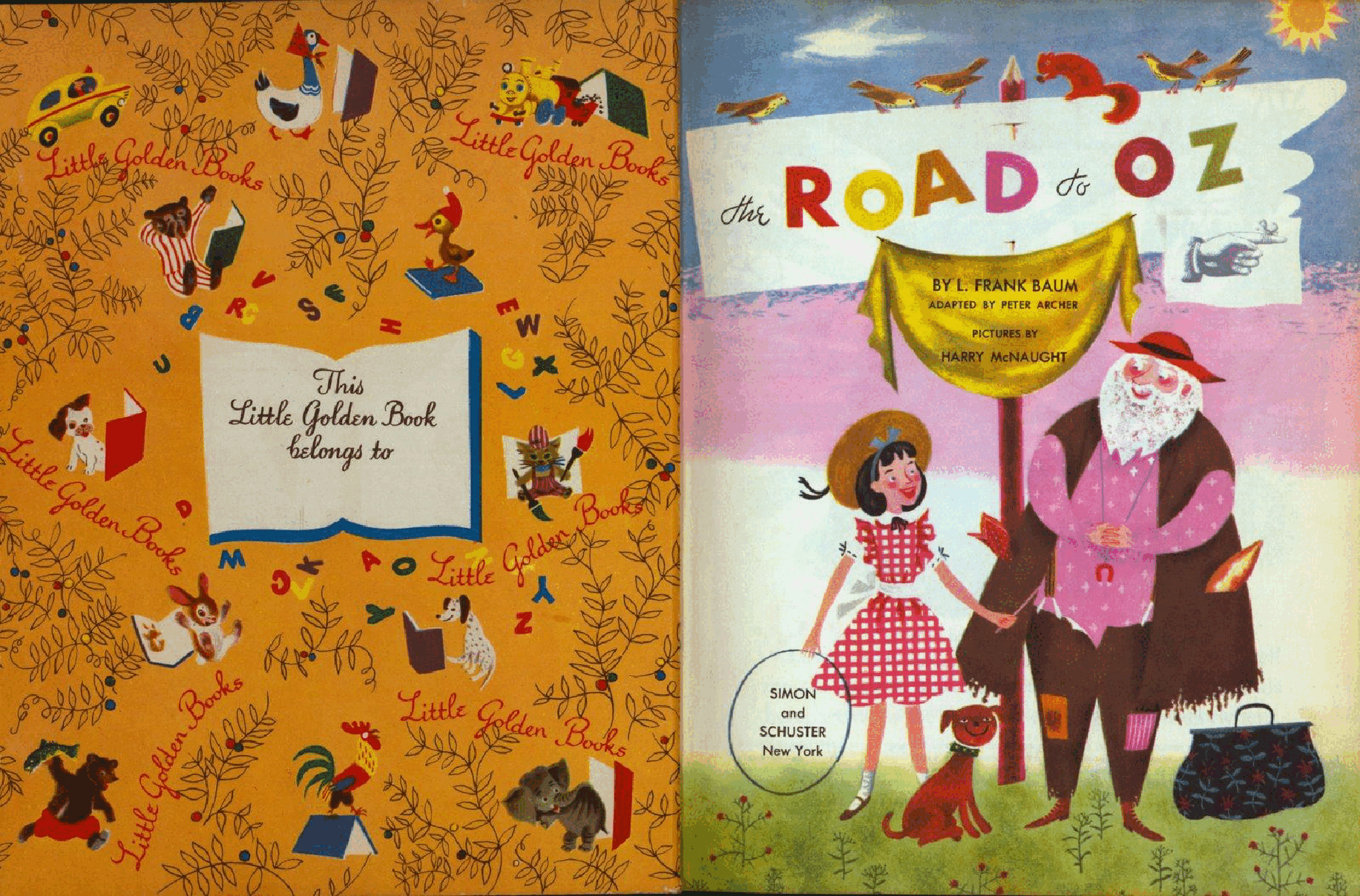 Little Golden Book #0144 - The Road to Oz.pdf，第2页预览
