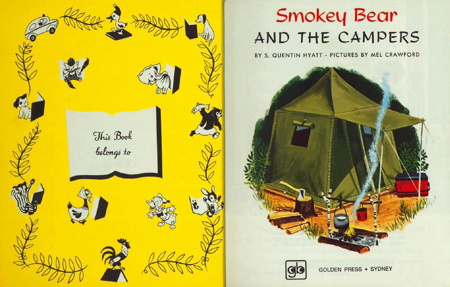 Little Golden Book 0433 - Smokey Bear and the Campers.pdf,第2页预览