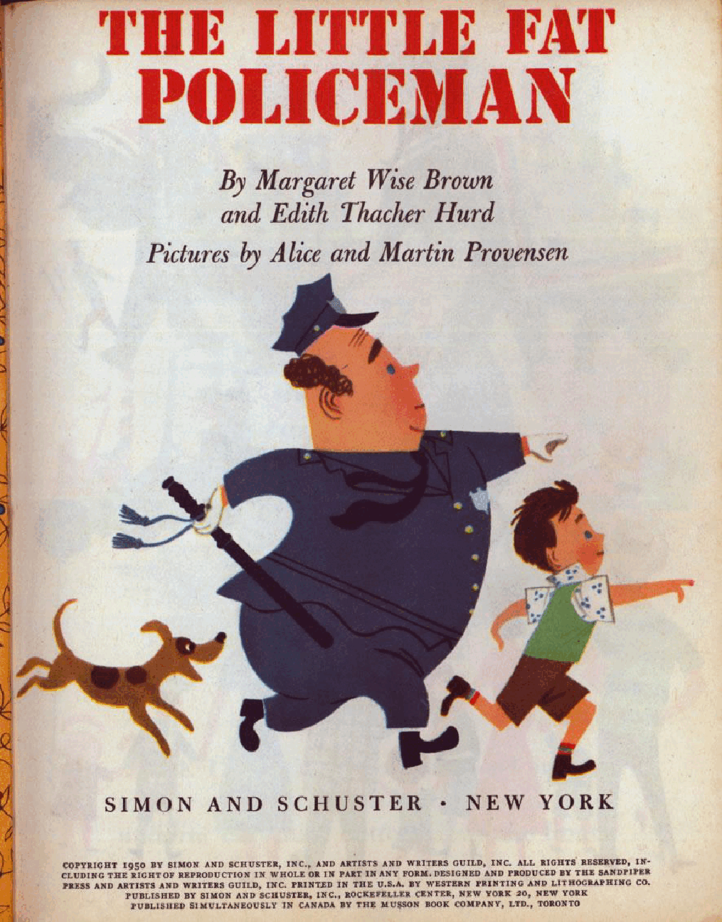 Little Golden Book #0091 - The Little Fat Policeman.pdf,第2页预览