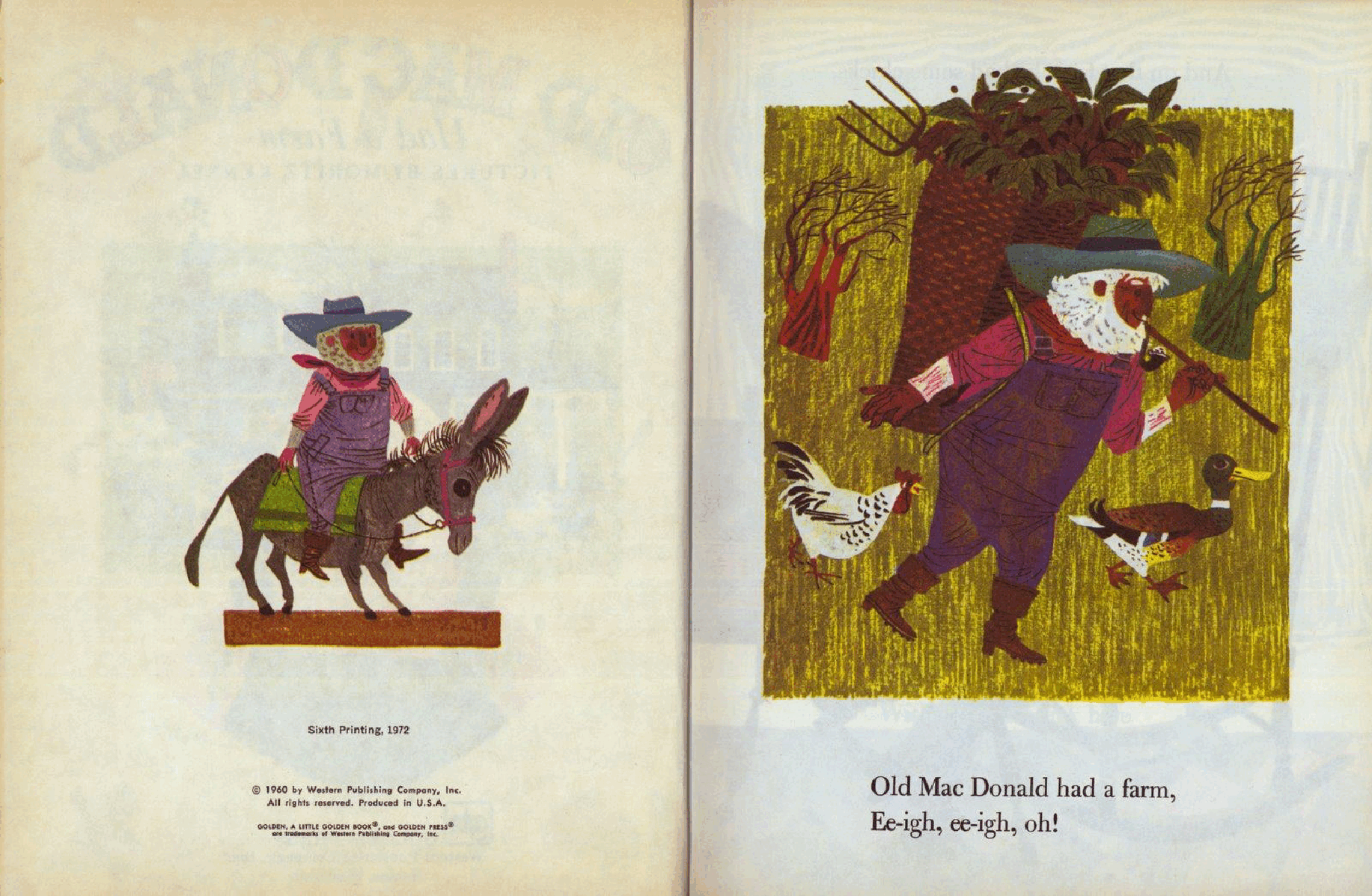 Little Golden Book #0400 - Old MacDonald Had a Farm.pdf，第3页预览