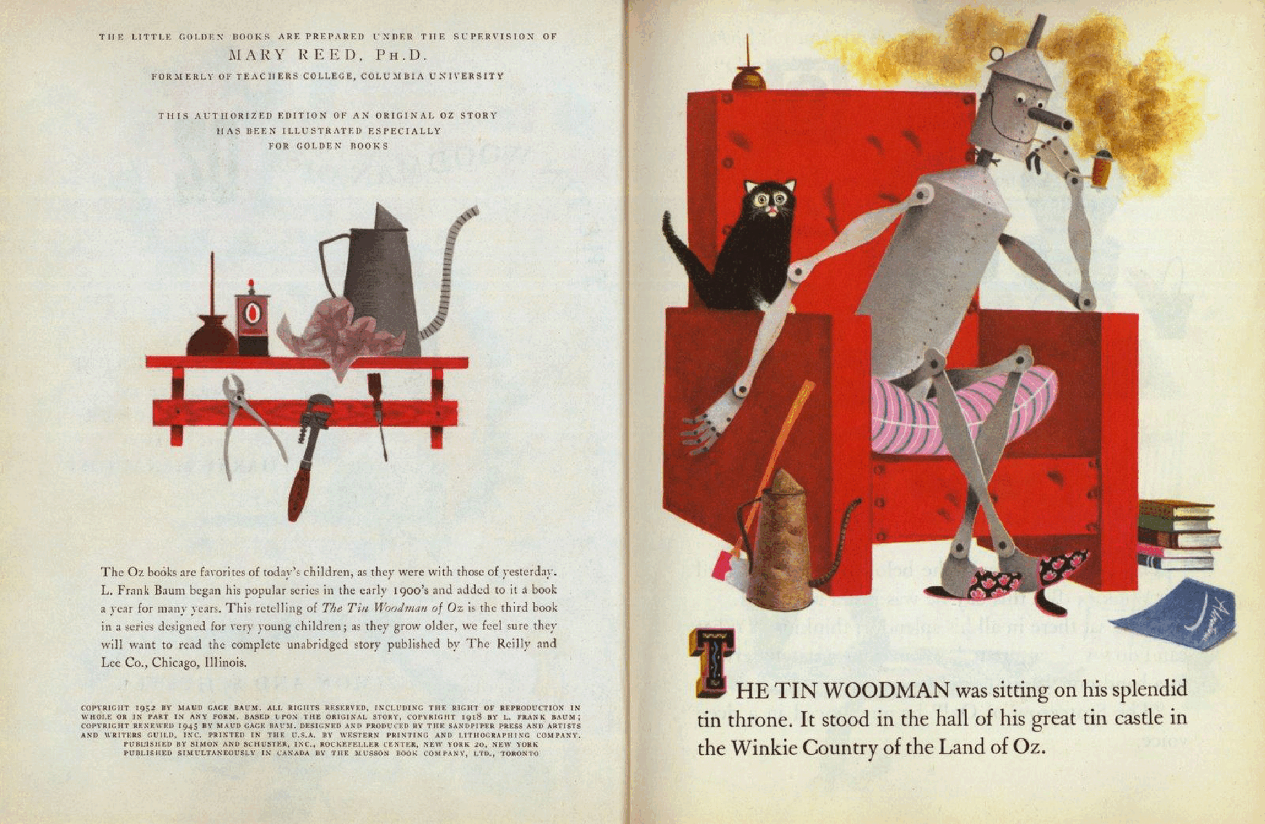 Little Golden Book #0159 - The Tin Woodman of Oz .pdf,第3页预览