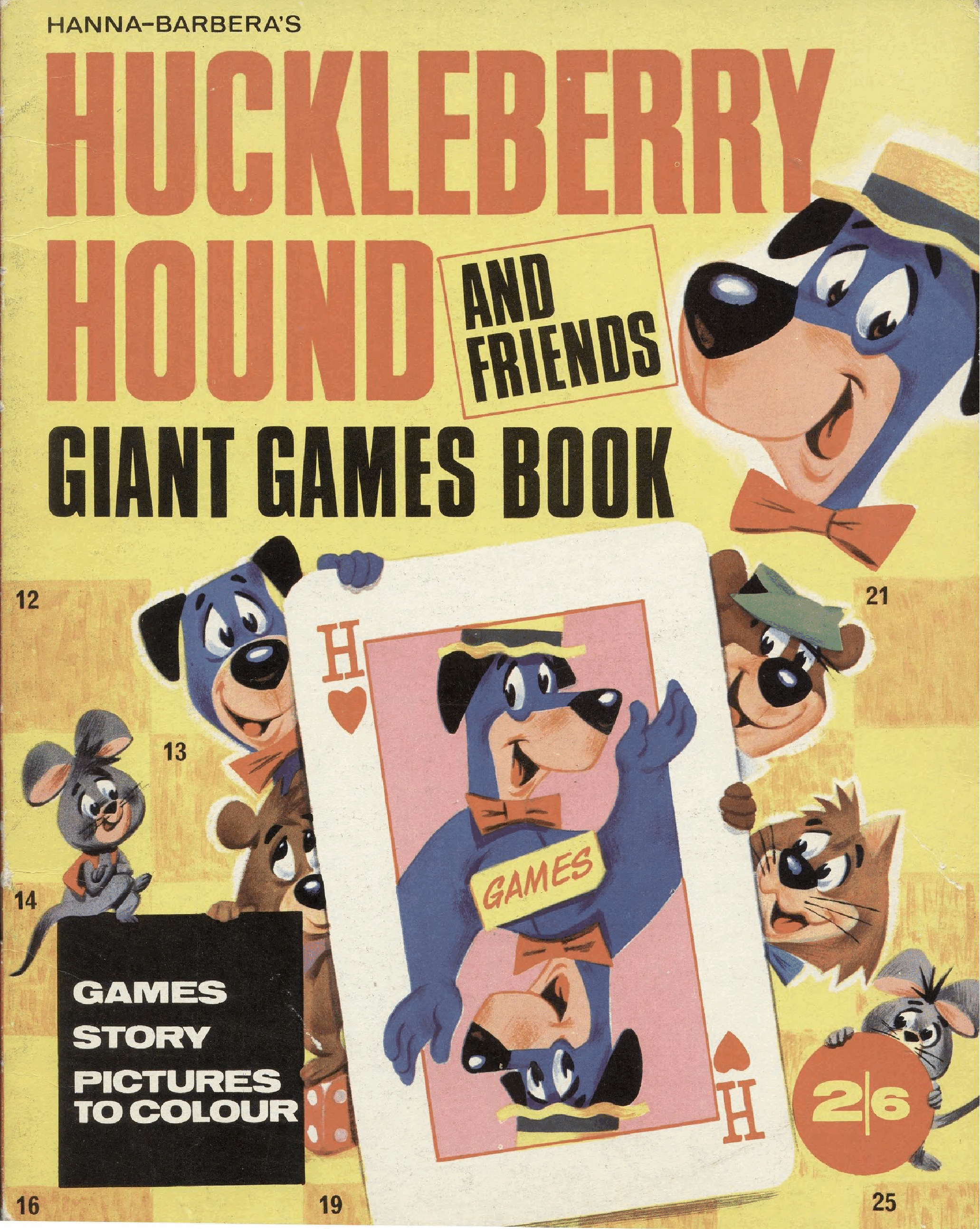 Huckleberry Hound Giant Games Book.pdf,第1页预览