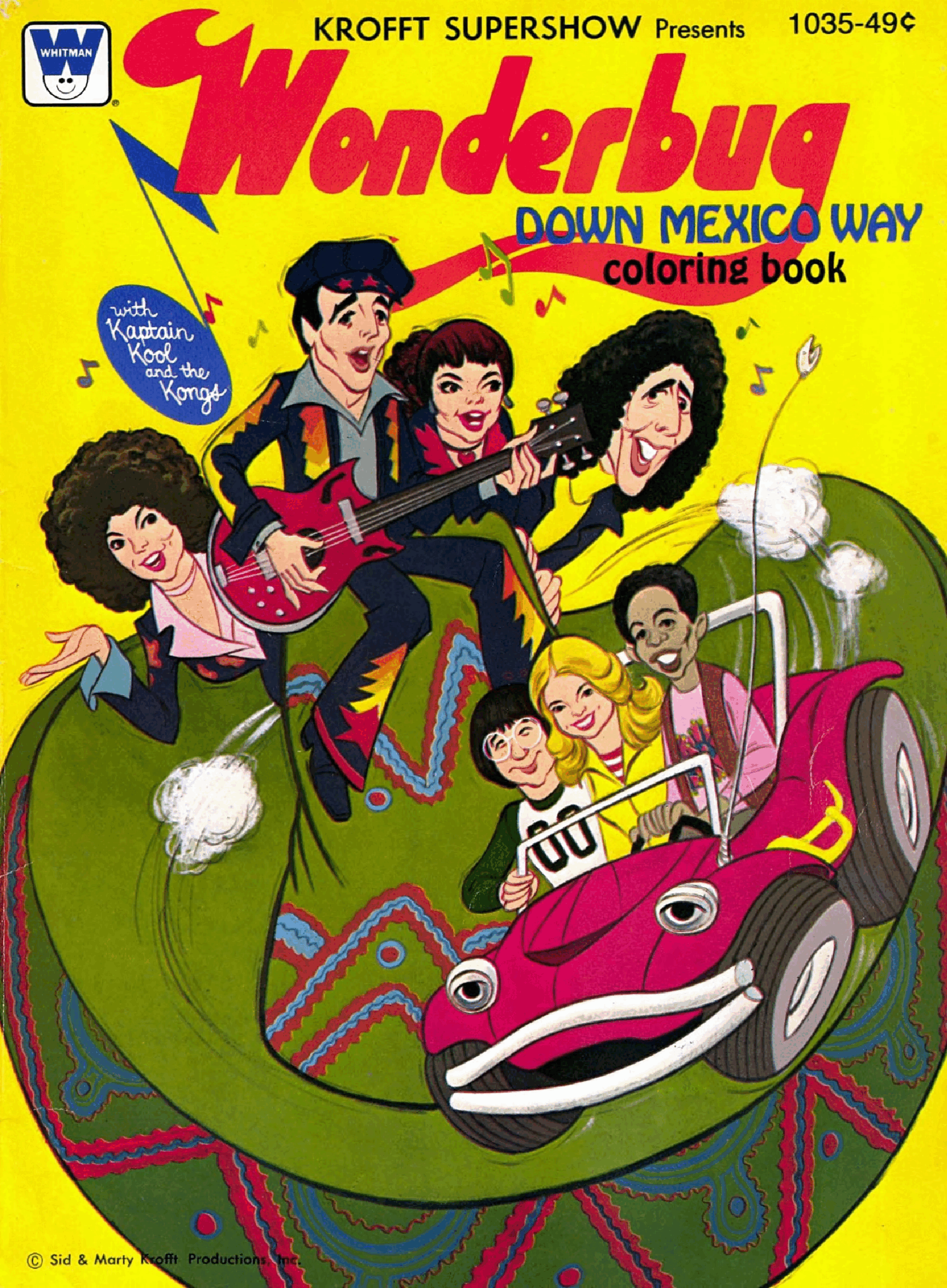 Krofft Super Show Presents - Wonderbug, Down Mexico Way Coloring Book.pdf，第1页预览