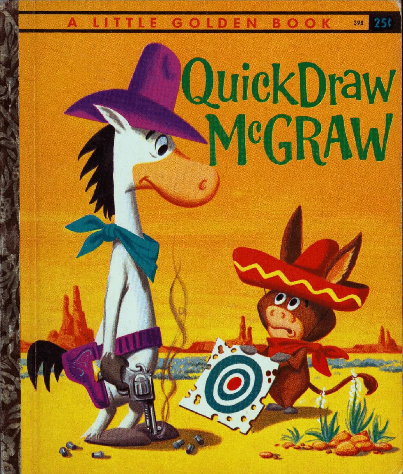 Little Golden Book #0398 - Quick Draw McGraw .pdf,第1页预览