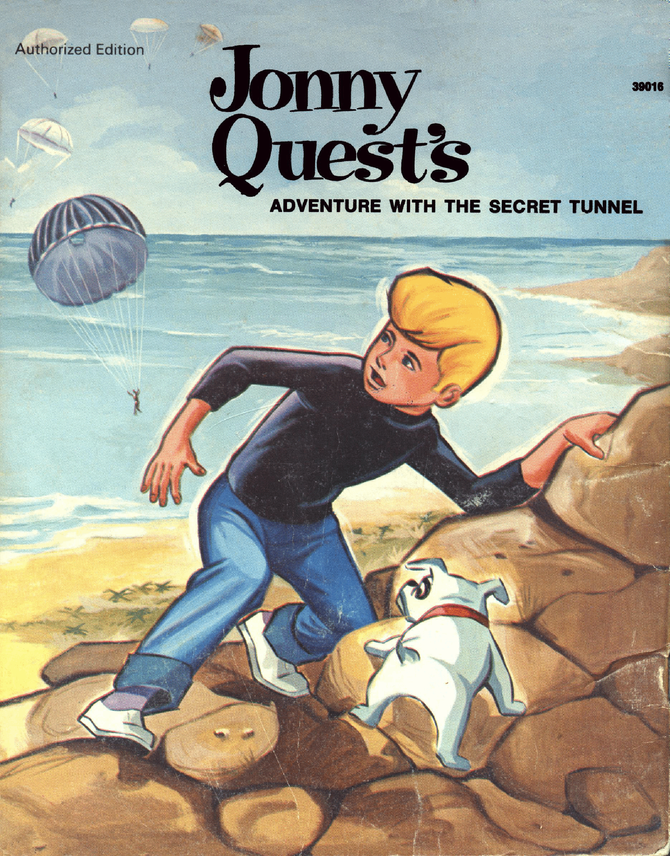 Jonny Quest's Adventure with the Secret Tunnel (1972) Golden Book (Twobyfour).pdf,第1页预览