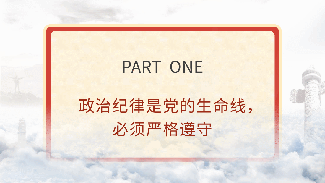 党纪学习教育党课:严明党的纪律规矩展现新时代干部风貌ppt(讲稿与PPT同名).pptx,第4页预览