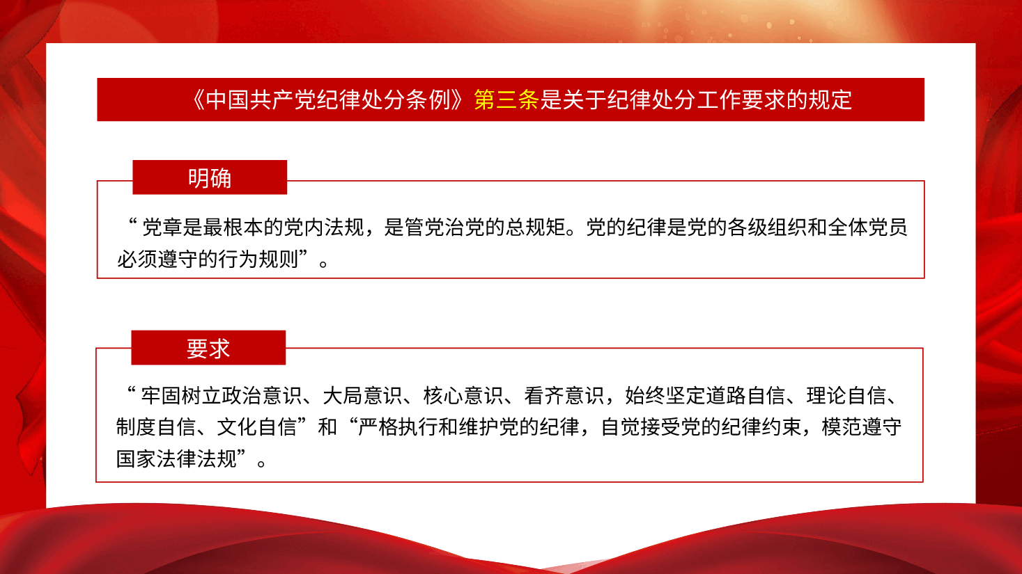 党课ppt+讲稿:解读《纪律处分条例》(党纪)总则及修订的主要内容.pptx,第4页预览