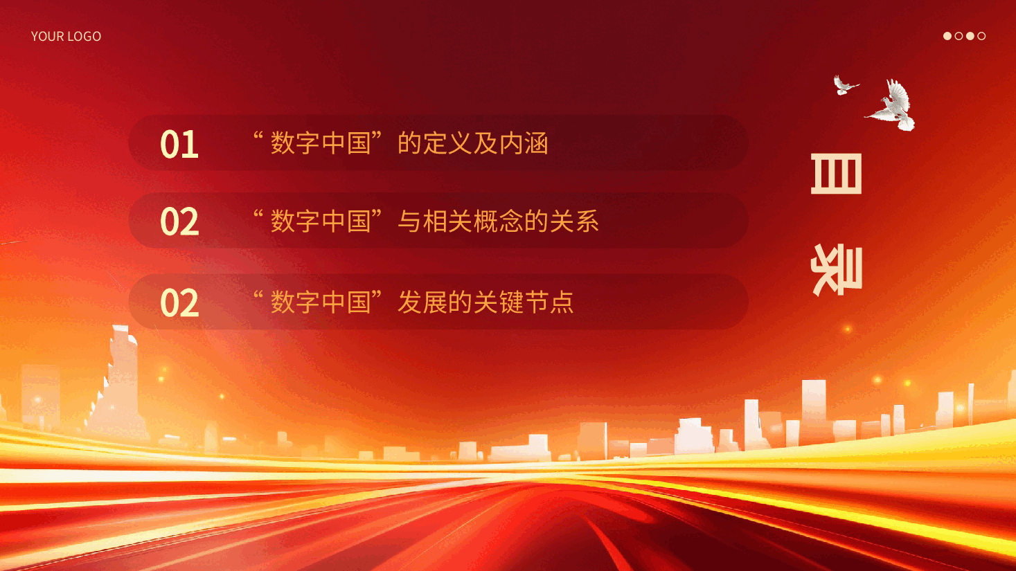 2024年深刻解读什么是数字中国党课ppt.pptx,第3页预览