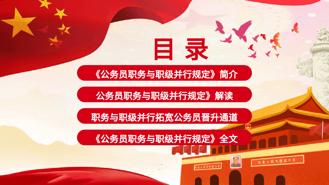 党课ppt+讲稿:《公务员职务与职级并行规定》解读.pptx,第3页预览